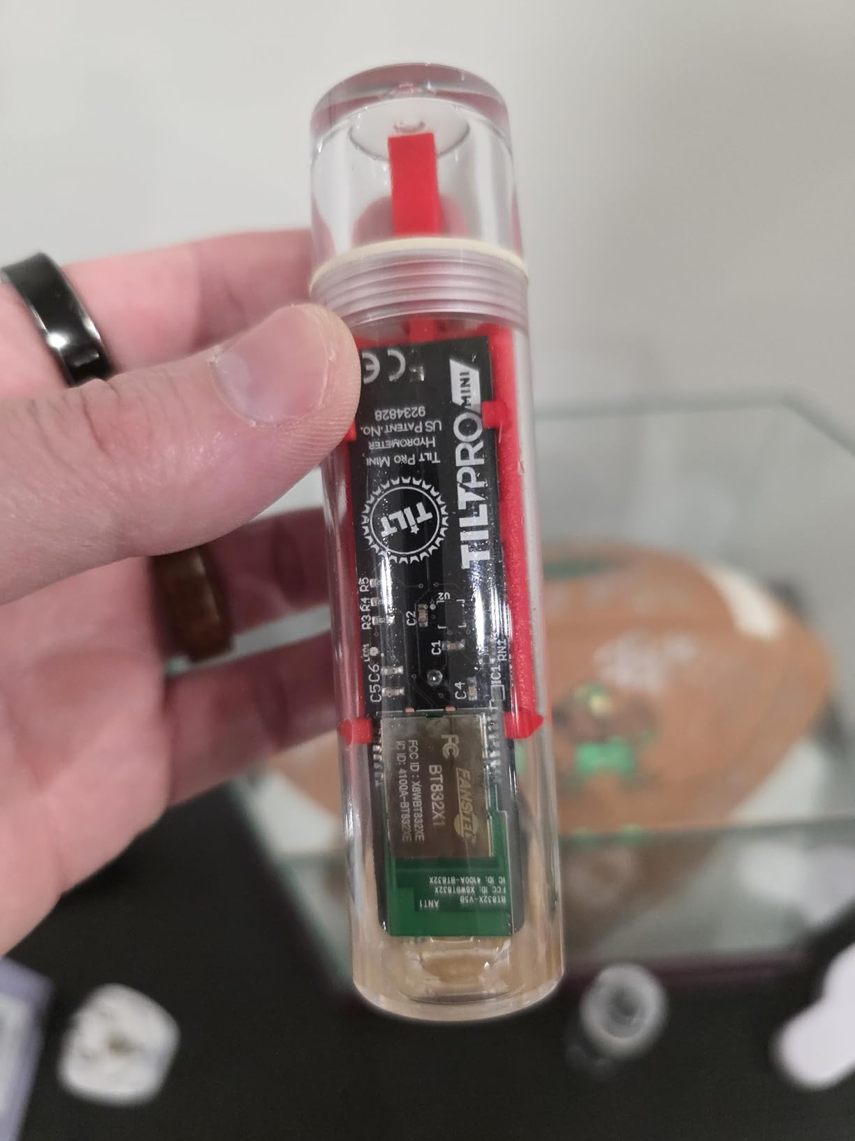 Tilt Pro MINI Wireless Hydrometer and Thermometer Orange: Patented Brewing Technology for Professional Brewers with High Accuracy for Beer, Wine, Cider, Mead & More customer photo 2