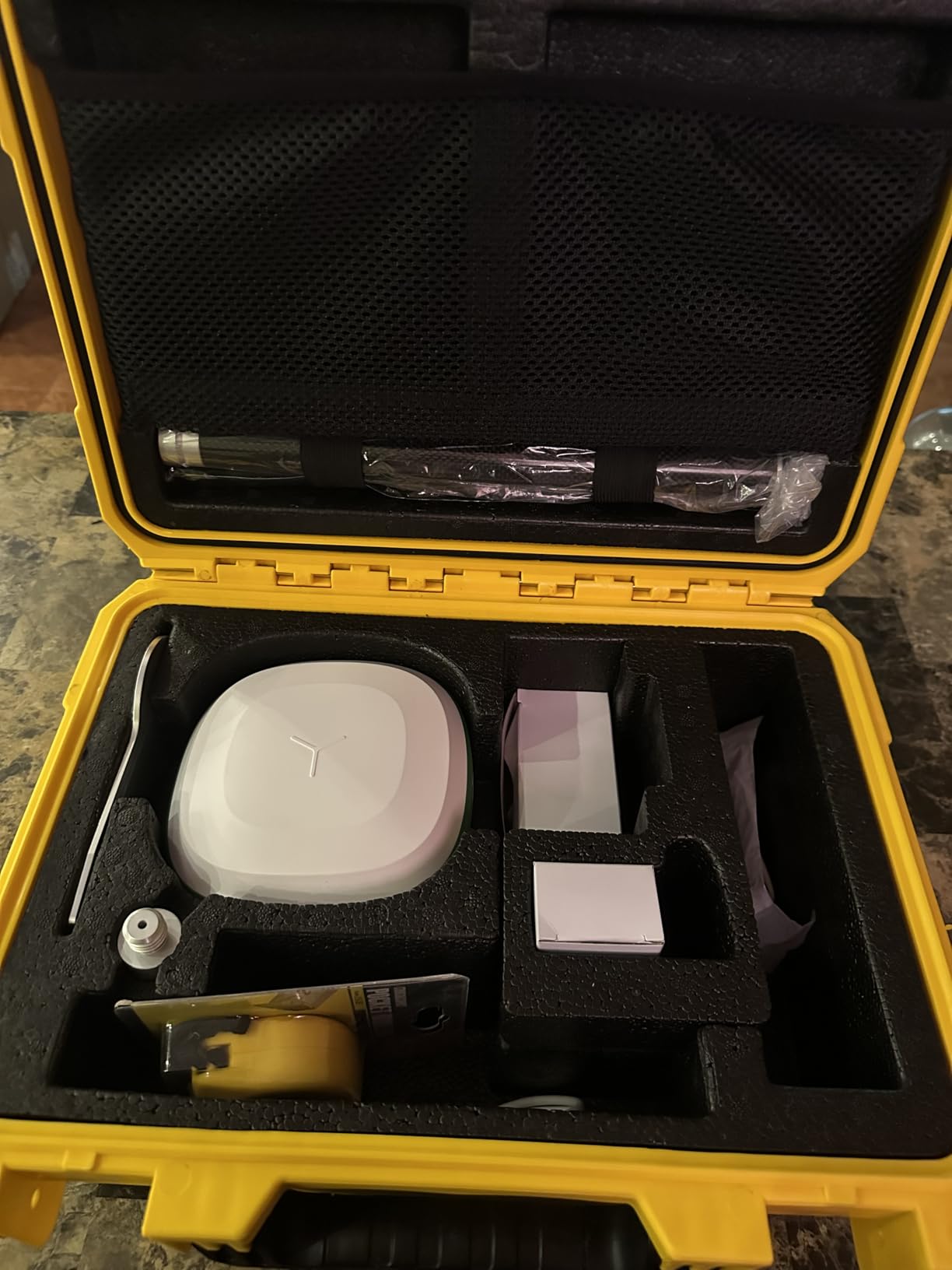 IMU RTK GPS Survey Equipment 1cm Accuracy Kilometers Distance Between SMA26 PRO RTK Rover and RTK Base, Work as Base Station for Drones, 0-60 Tilt Surveying (Include Tripod, Pole & Tribrach) customer photo 2