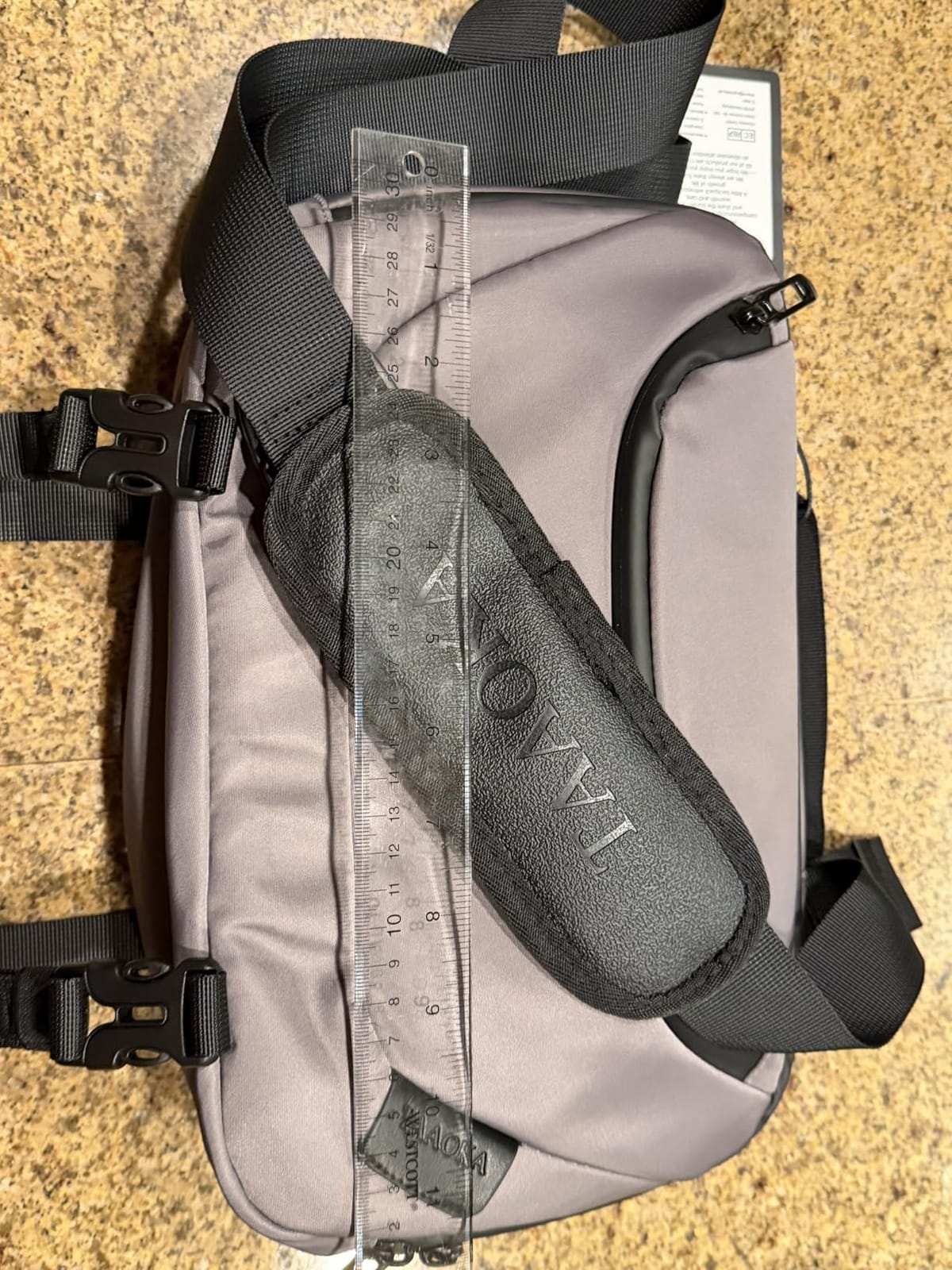 TAAOKA Camera Sling Bag, Travel Waterproof Camera Case with Tripod Holder, Lightweight DSLR/SLR/Mirrorless Small Camera Bags Crossbody for photographers (Dark Green) customer photo 2