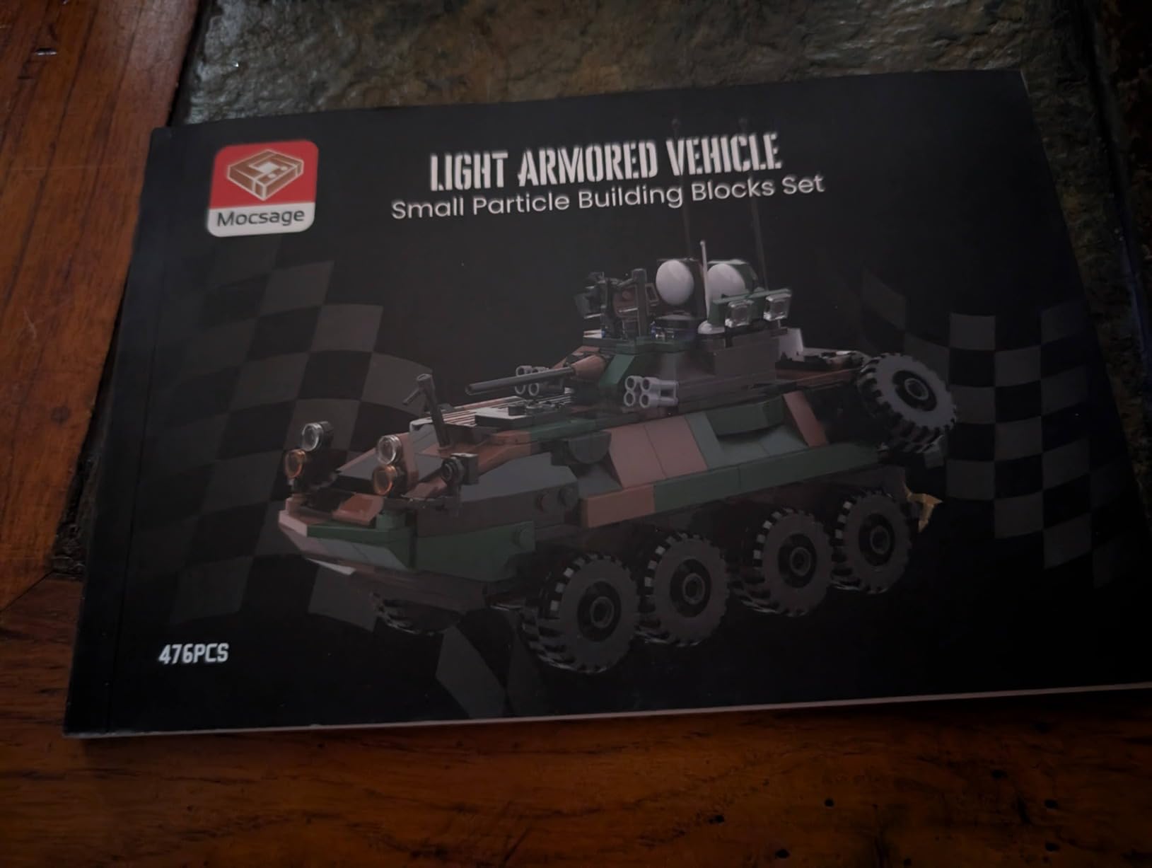 LAV-25 Infantry Fighting Vehicle Building Blocks and Construction Toy, Collectible WW2 Military-Themed Model to Build and Display, Great Gift (476PCS) customer photo 1