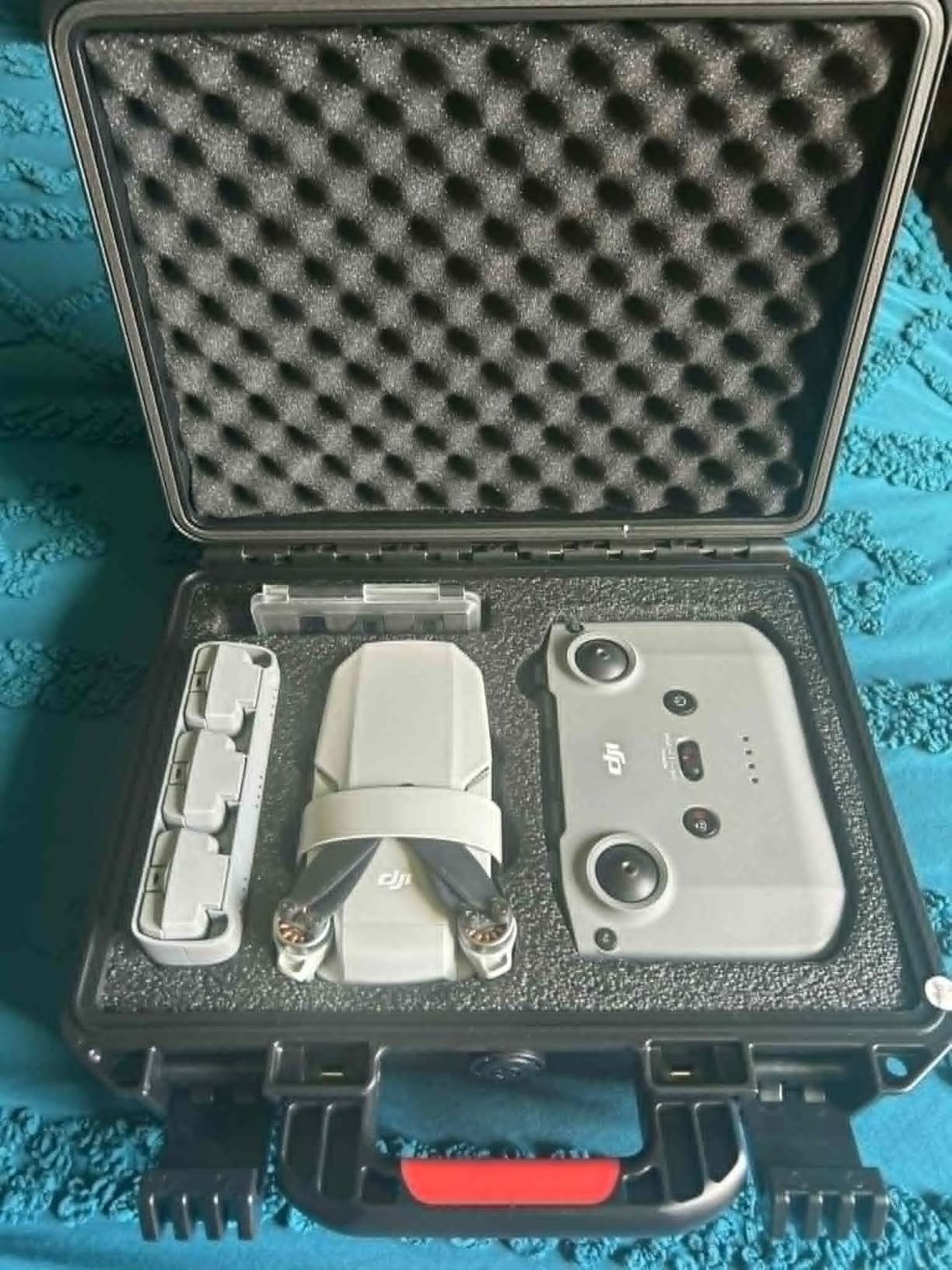 Hard Case for DJI Mini 4K Drone: Waterproof Travel Box for DJI Mini 2/SE | for DJI Mini 4k/Mini 2 /2 SE Fly Combo, With Custom Foam customer photo 2