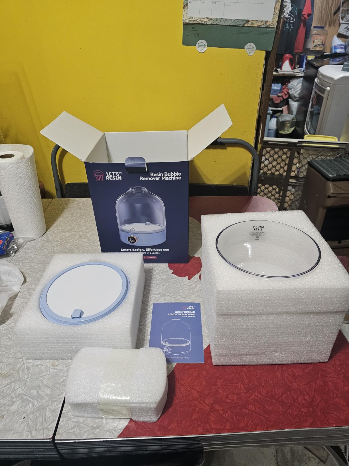 LET'S RESIN Airzero Resin Bubble Remover, 99kPa Remove 99% Bubbles Quickly | Digital Display, Bigger Capacity, Auto Pressure Release, Timer for Epoxy Resin Casting, Resin Art Crafts, Jewelry Making customer photo 2
