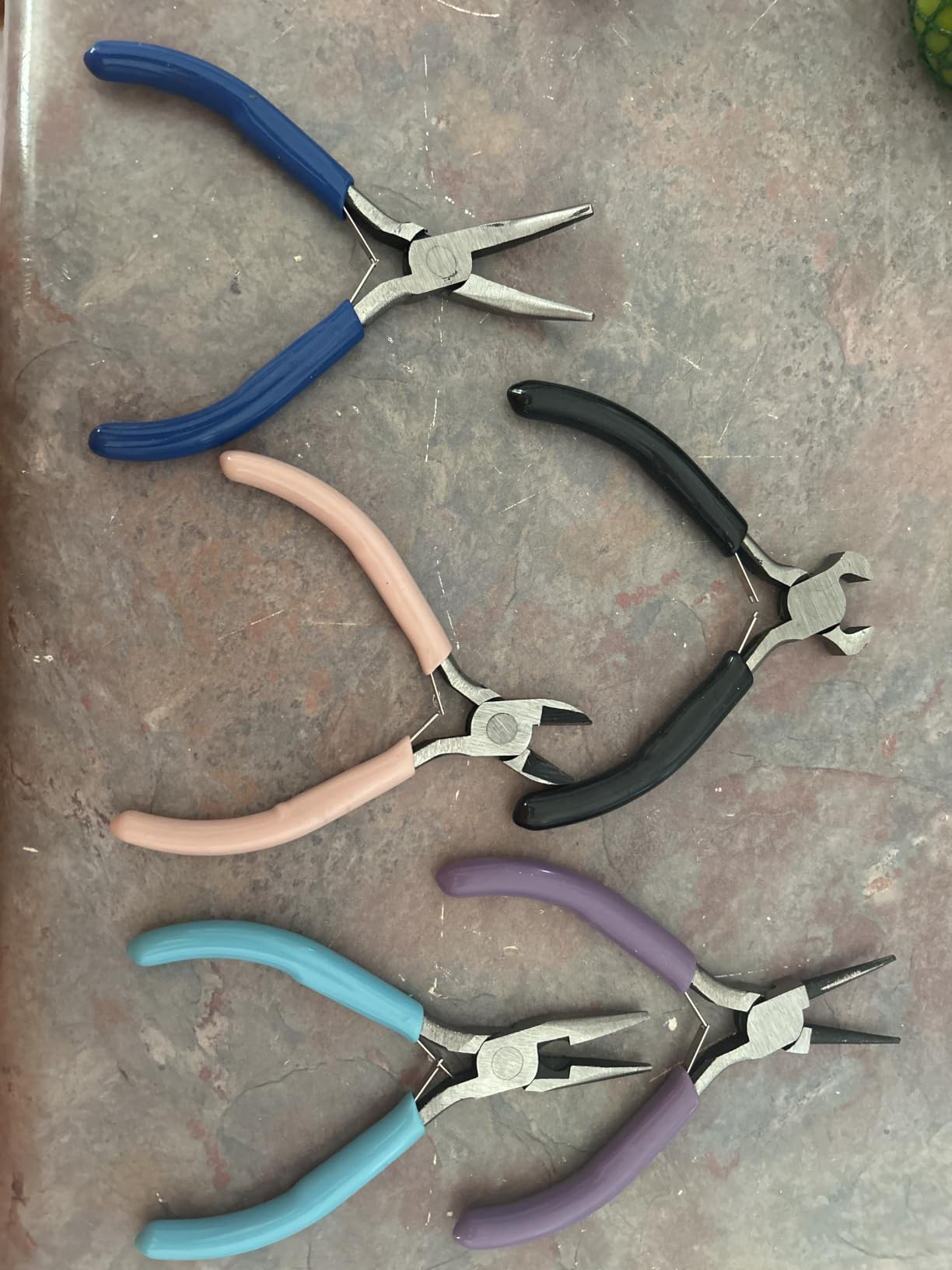 5 Pack Jewelry Pliers Tool Set, Wire Wrapping Tools for Jewelry Making | Bracelet And Earring Making Tools, Includes Round, Chain, Needle, Bent & Zipper Pliers, Repair Kit customer photo 1