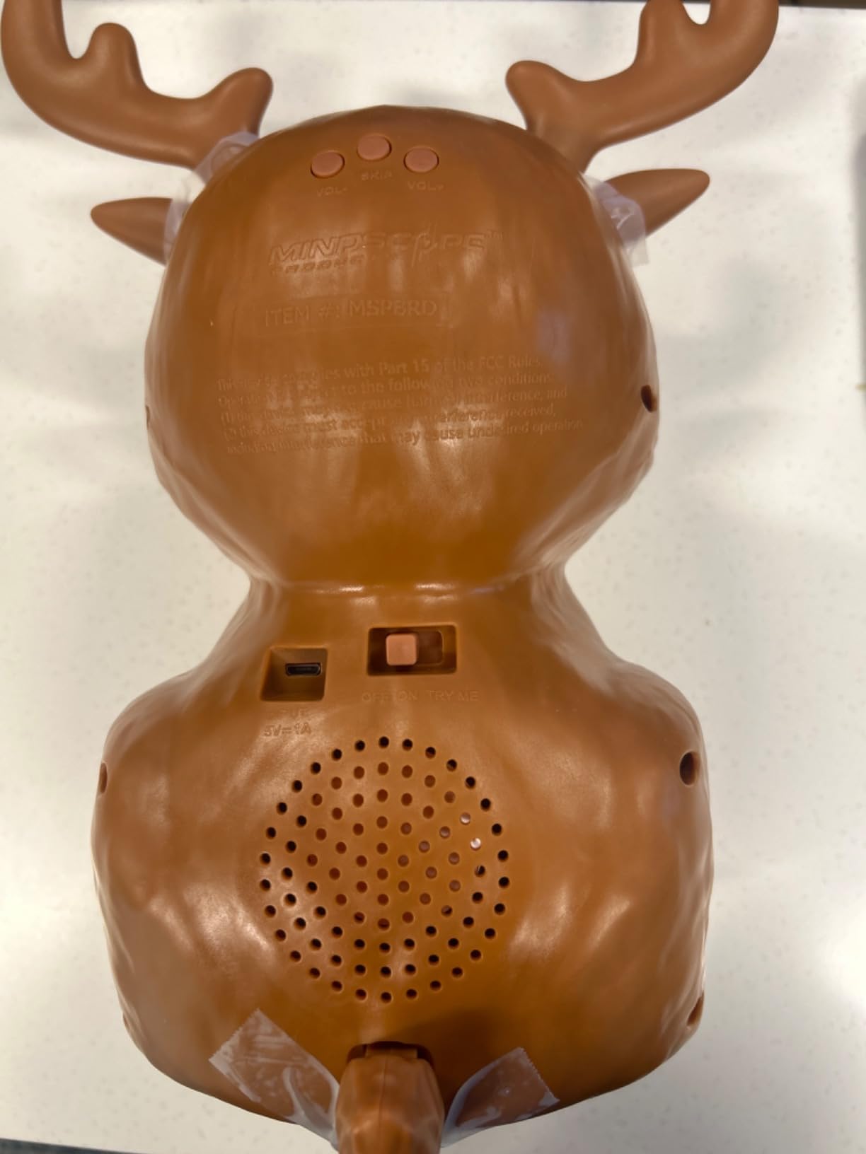 Riley The ReinDroid (Mr. Chill) Talking Animated Reindeer with Built in Projector & Speaker Seasonal Home Decor customer photo 2