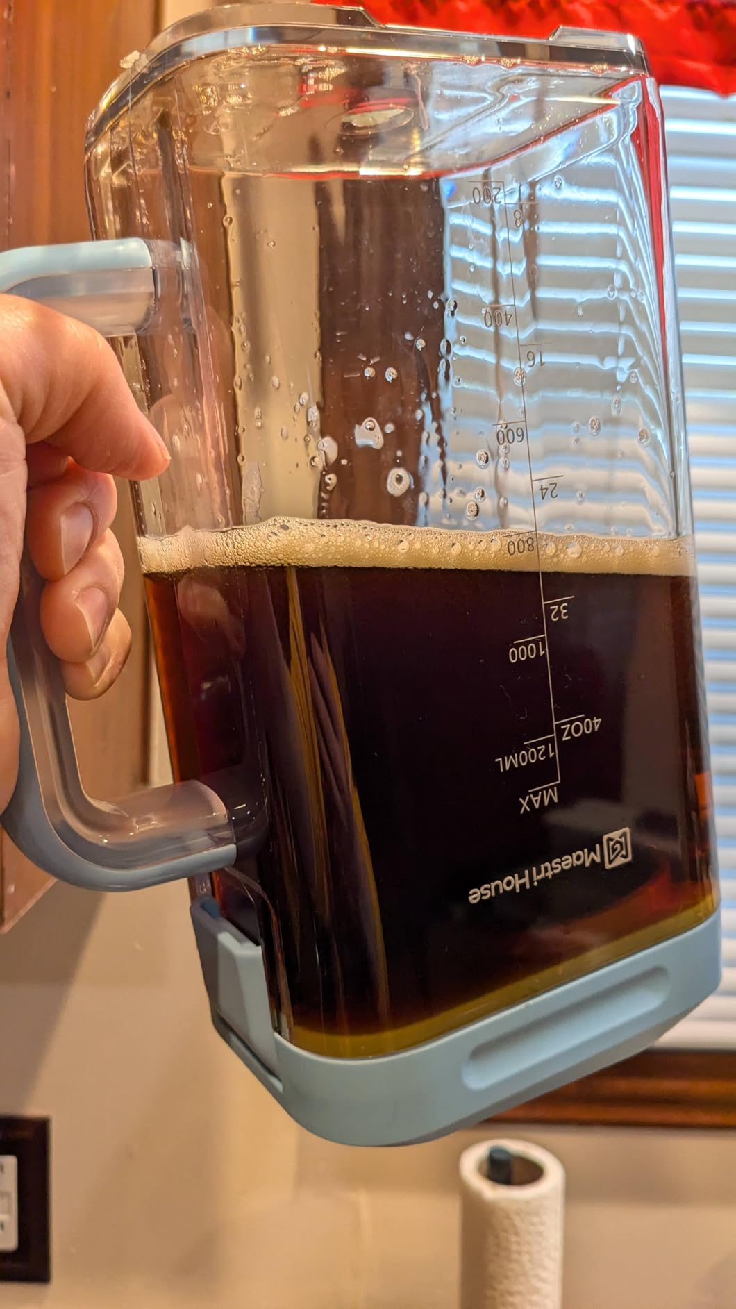 Maestri House Cold Brew Coffee Maker, 40oz BPA-Free Tritan Pitcher | Precision Ratio Coffee Brewing, 350 Mesh Filter, 100% Leak-Proof, Space Saving, Iced Tea and Coffee Maker Brewer customer photo 1
