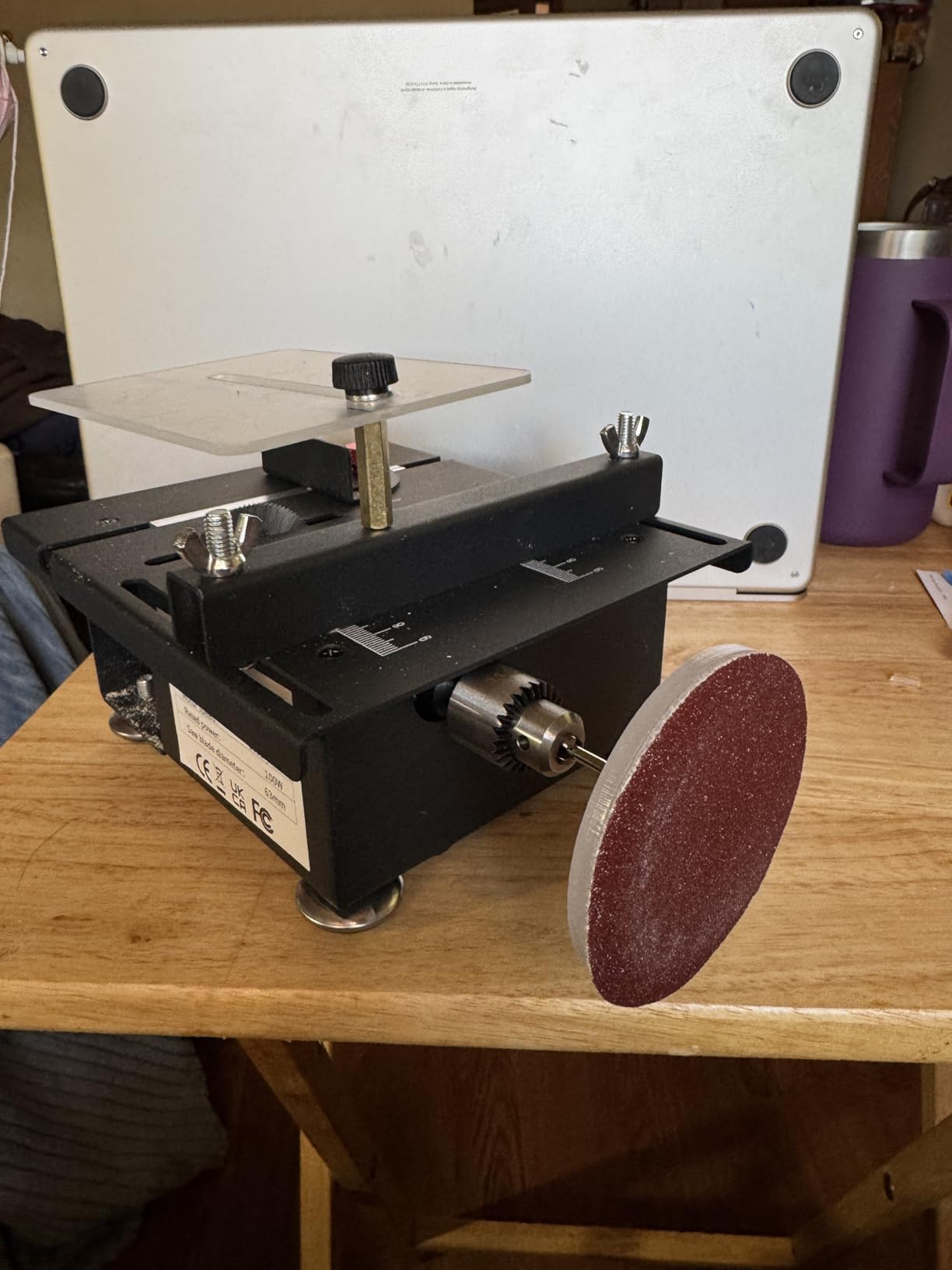 Saker Mini Table Saw,7 Levels Speeds&Angle Adjustable with160+ Accessories customer photo 1