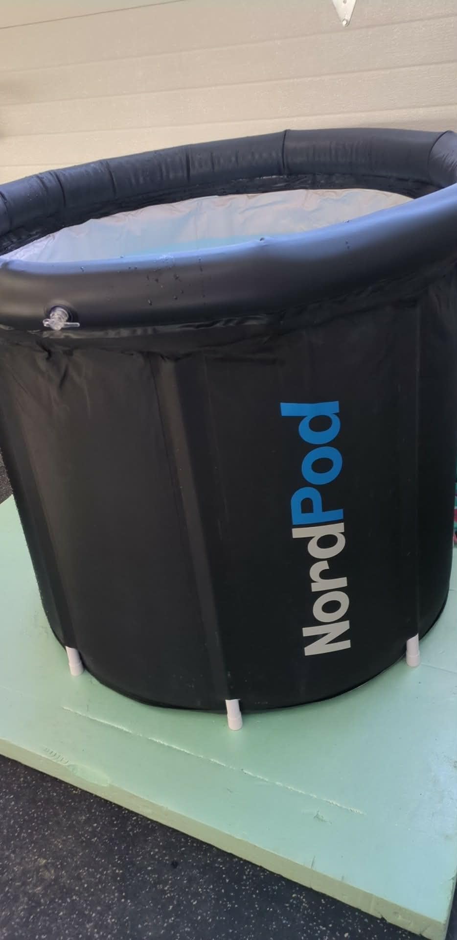 Lifepro NordPod Ice Bath Tub Portable Cold Water Therapy Pool | Thermal insulated indoor or outdoor recovery tub for athletes includes an all-weather lid, 8 legs, pump, and storage bag customer photo 1