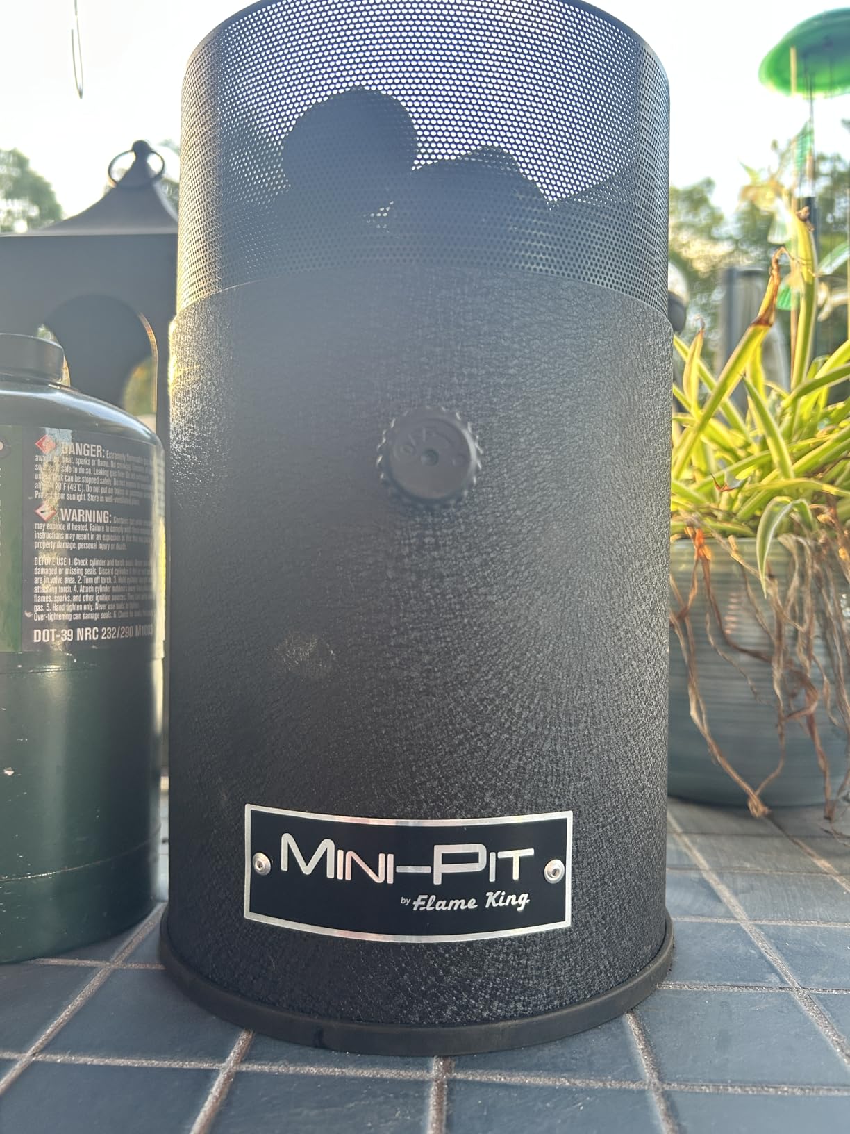 Flame King Mini Tabletop Fire Pit, Dual Fuel Propane and Butane, Smokeless Odorless Flame, Portable Great for Outdoor customer photo 1