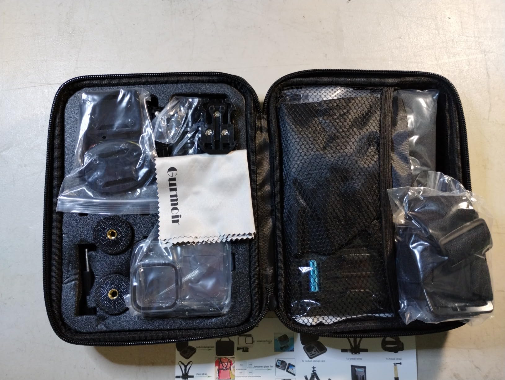 Accessory Kit with Waterproof Case for Go Pro Hero 13 12 11 10 9 Black. Underwater Diving Housing Floating Hand Grip Screen Protector Bundle Pack for GoPro 13 12 11 10 9 Camera(DT13) customer photo 2