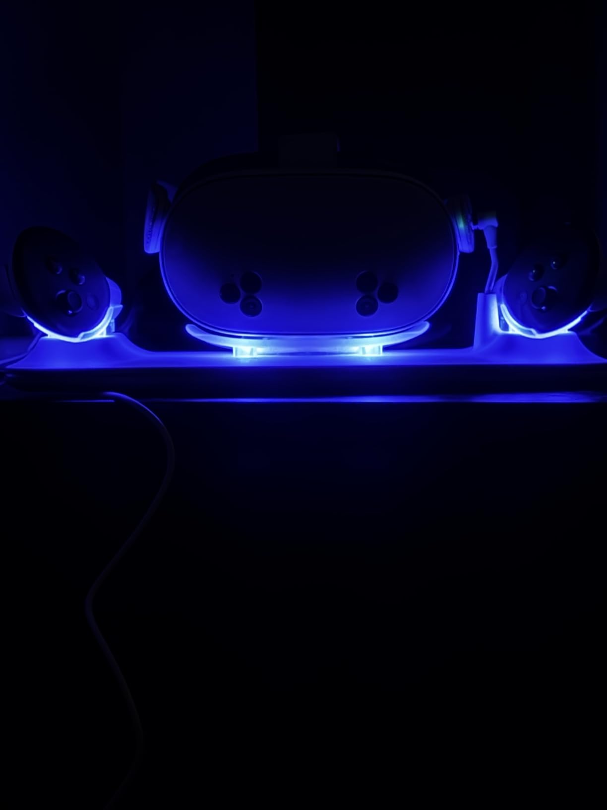 18W VR Charging Dock for Meta Quest 3S/Quest 3 Headset & Controller | Fast Magnetic VR Charging Station Stand with RGB Light, 2 Rechargeable Batteries & Controller Covers customer photo 2