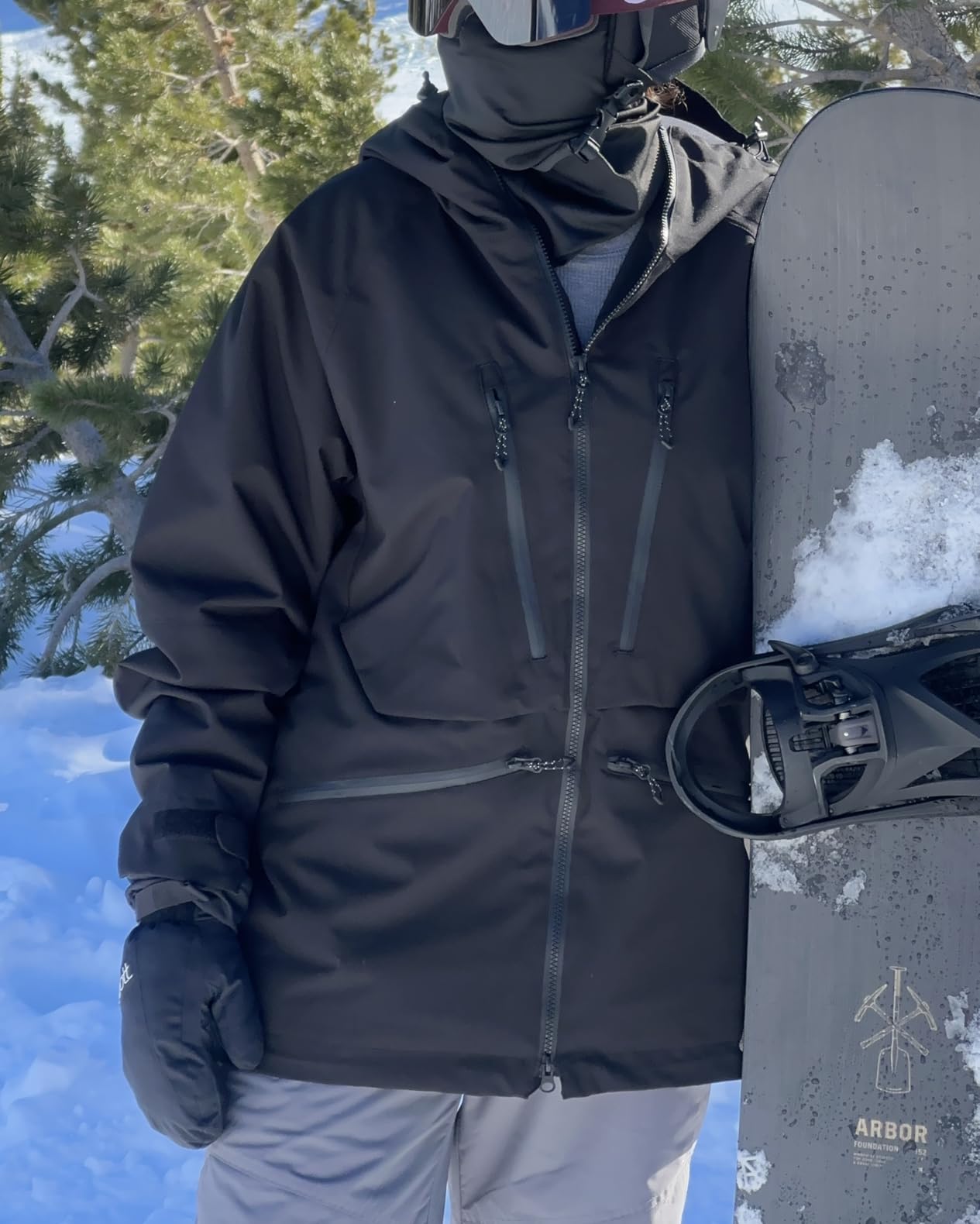 GSOU SNOW Snowboard Jacket Mens Womens Ski Jacket Baggy Snow Hoodie Coat customer photo 1