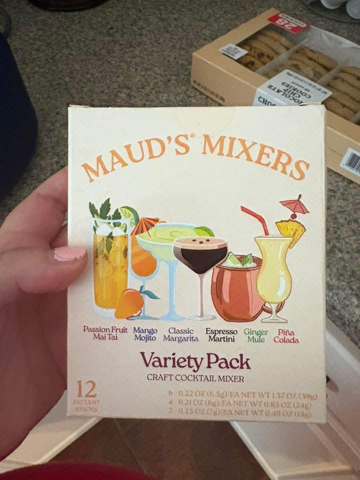 Maud's Mixers Variety Pack Cocktail/Mocktail Mix, 12ct | Mocktail Non-Alcoholic Drinks Made with Real Agave customer photo 1