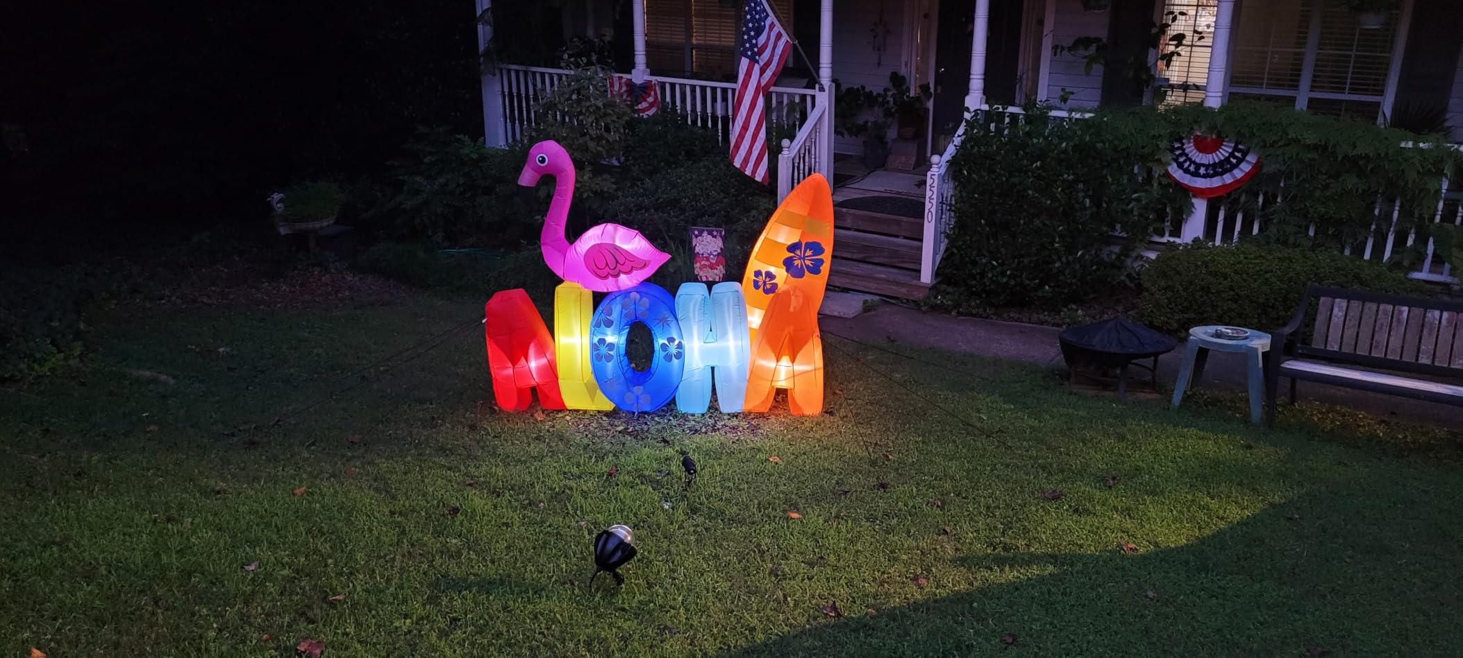 Easter Inflatables Outdoor Decorations 4ft Cute Inflatable Bunny Hold Eggs Blow Up Yard with LED Lighted Colorful Happy Rabbit Blow Ups for Outside Holiday Party Garden Lawn Indoor Home Décor customer photo 1