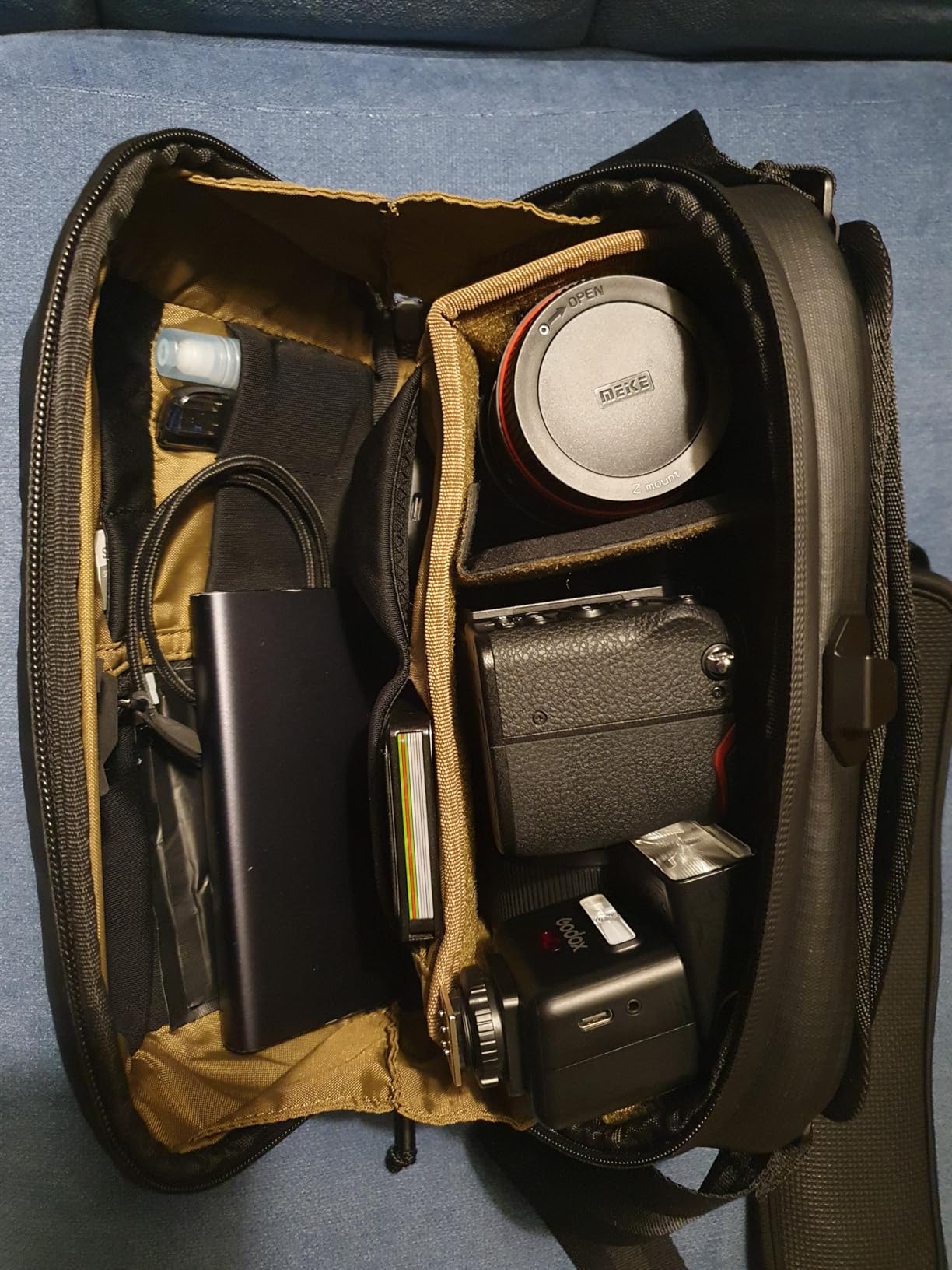 NOMATIC McKinnon Camera Sling 5L - Camera Sling Bag For Men And Women | Shoulder/Sling/Crossbody Bag, Quick Access, Water-Resistant, Fits 3 SD Cards, 2 Battery Pockets, Molle Tripod Hook customer photo 2