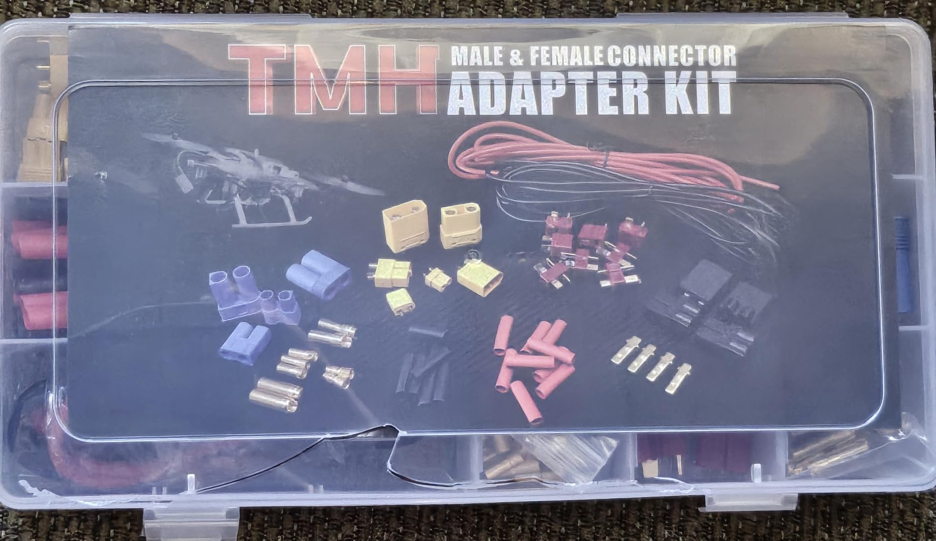 TMH 82 Pcs T-Plug EC3 EC5 XT30 XT60 XT90 Male & Female Plug Adapter Connector with Silicone Wire + Heat Shrink Tube for RC ESC Lipo Battery Motor Accessories (82 PCS) customer photo 2
