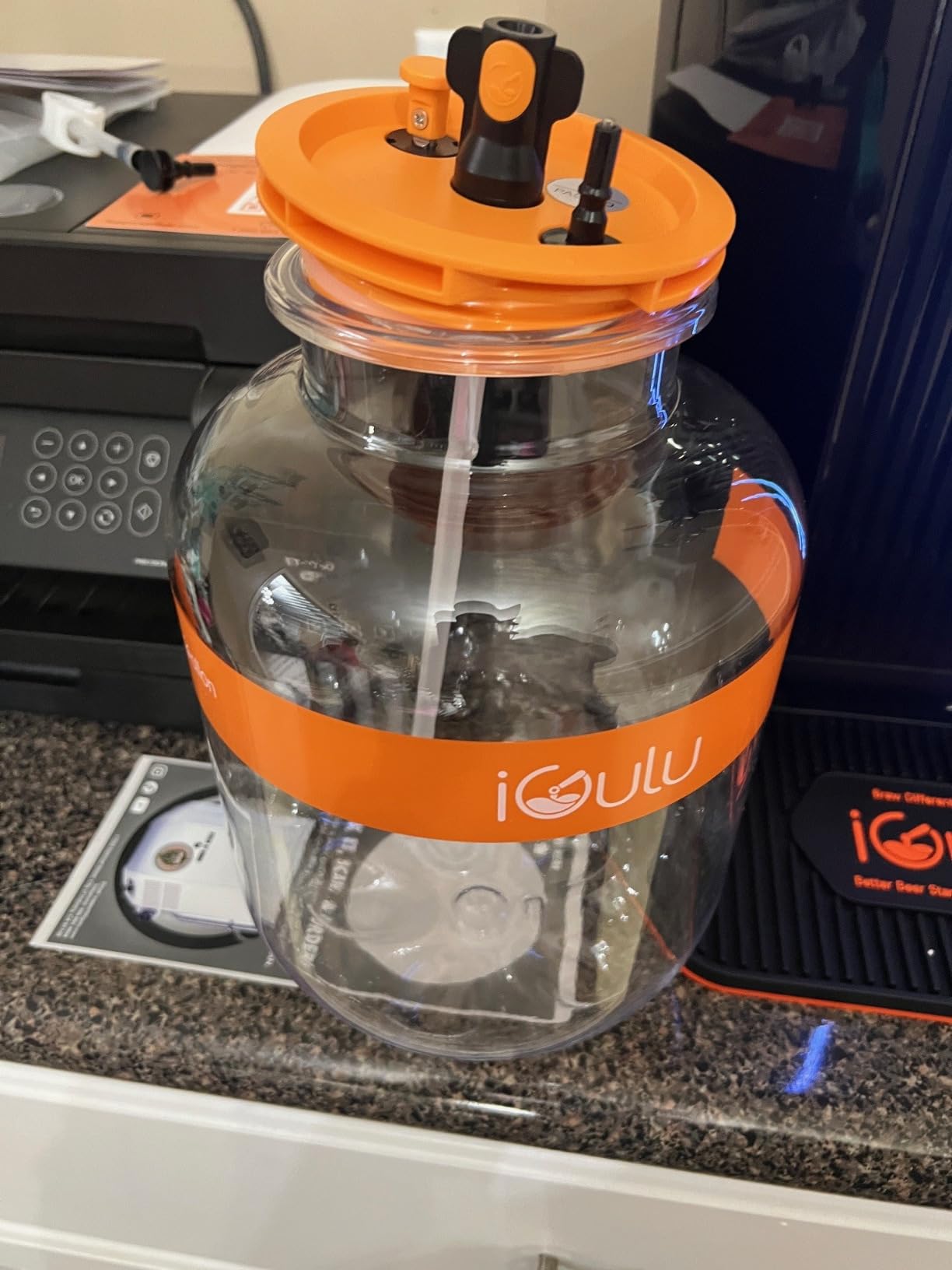iGulu F1 Automated Home Brewer, Fermentech Control 3.8L - 35F-104F Temp, 24 psi Pressure, Crafts Beer, Kombucha, Cider, Wine, Smart System for Beginners & Experts (Creamy White) customer photo 2