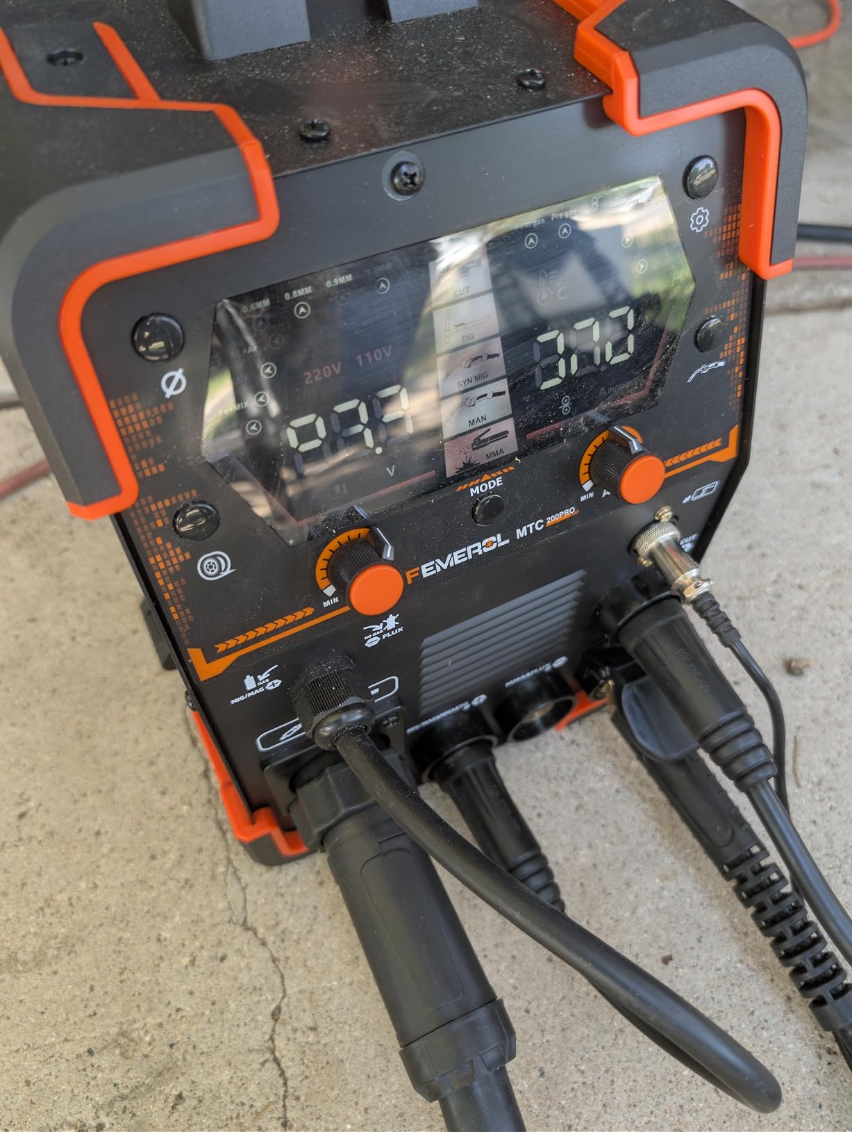 FEMEROL Plasma Cutter Welder Combo 200A 6 in 1 Multi Process Welder MIG/TIG/Stick/CUT customer photo 2