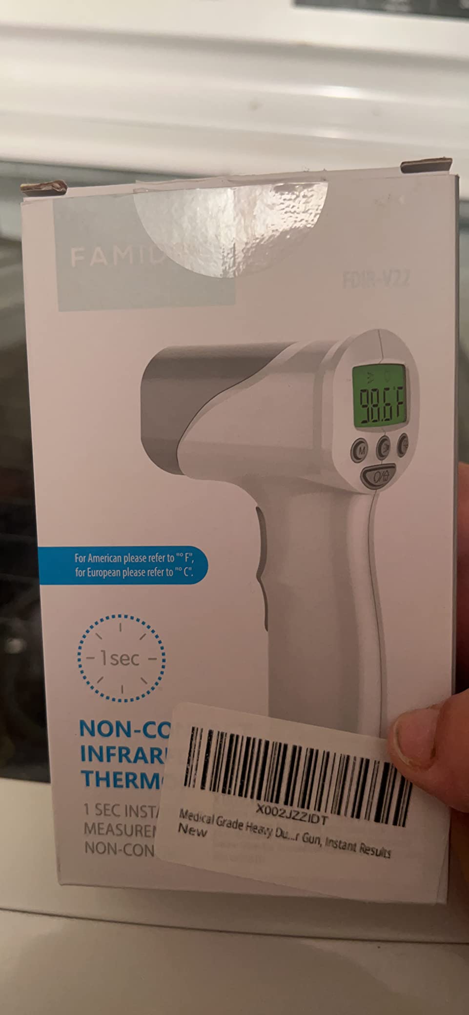 Medical Grade FSA-HSA Eligible Touchless Infrared Forehead Thermometer customer photo 2