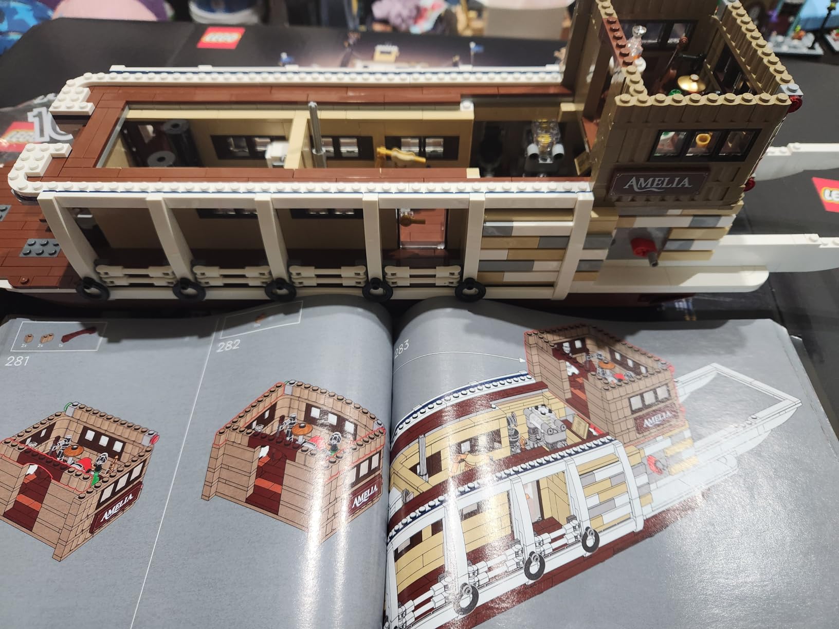 LEGO Ideas River Steamboat Building Set - Room Decor for Men and Women - Boat Model Building Kit for Adults, Ages 18+ - Arts & Crafts Display for Bedroom or Office - Gift Idea for Birthdays - 21356 customer photo 2