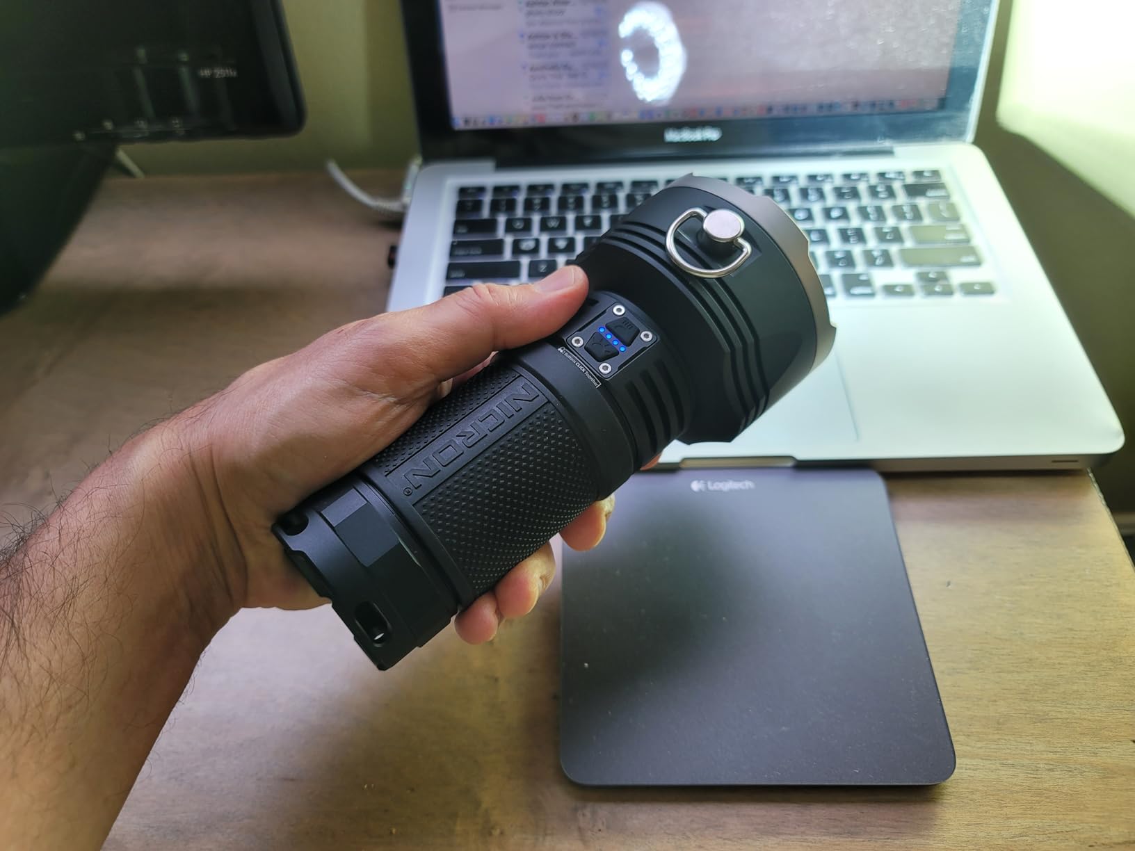 ThruNite B400 Rechargeable Flashlights 16000 High Lumens, 3280ft Long Range, Super Bright LED Flashlight Type C Charged, 6 Modes Long Lasting 210 Hours, IPX8 Waterproof for Emergencies, Camping customer photo 1