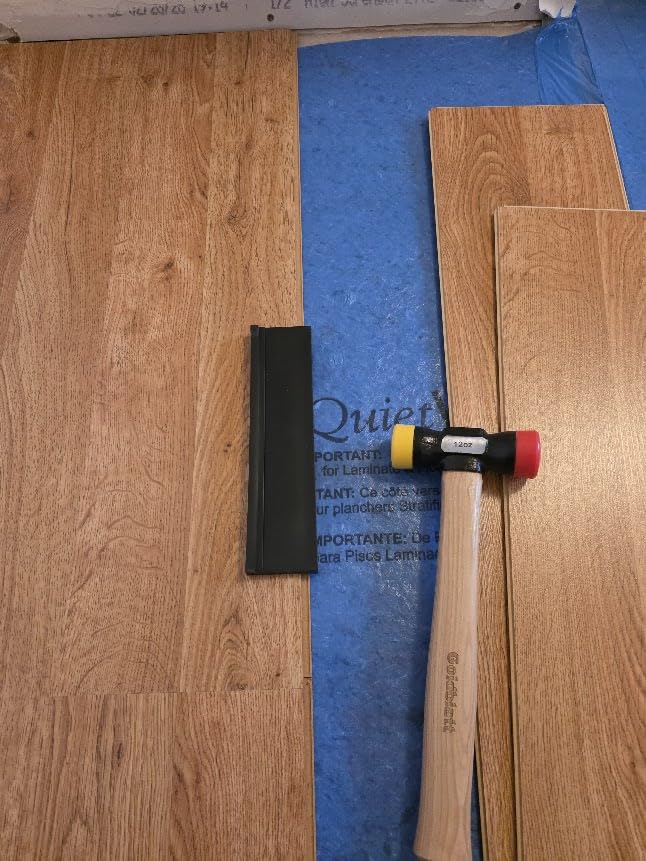 Goldblatt Laminate Flooring Tools, Professional Wood LVP Installation Kit | Reinforced Double-Faced Mallet, Heavy Duty Pull Bar, Tapping Block, 30-Piece Spacers, Professional Vinyl Flooring Tools customer photo 1