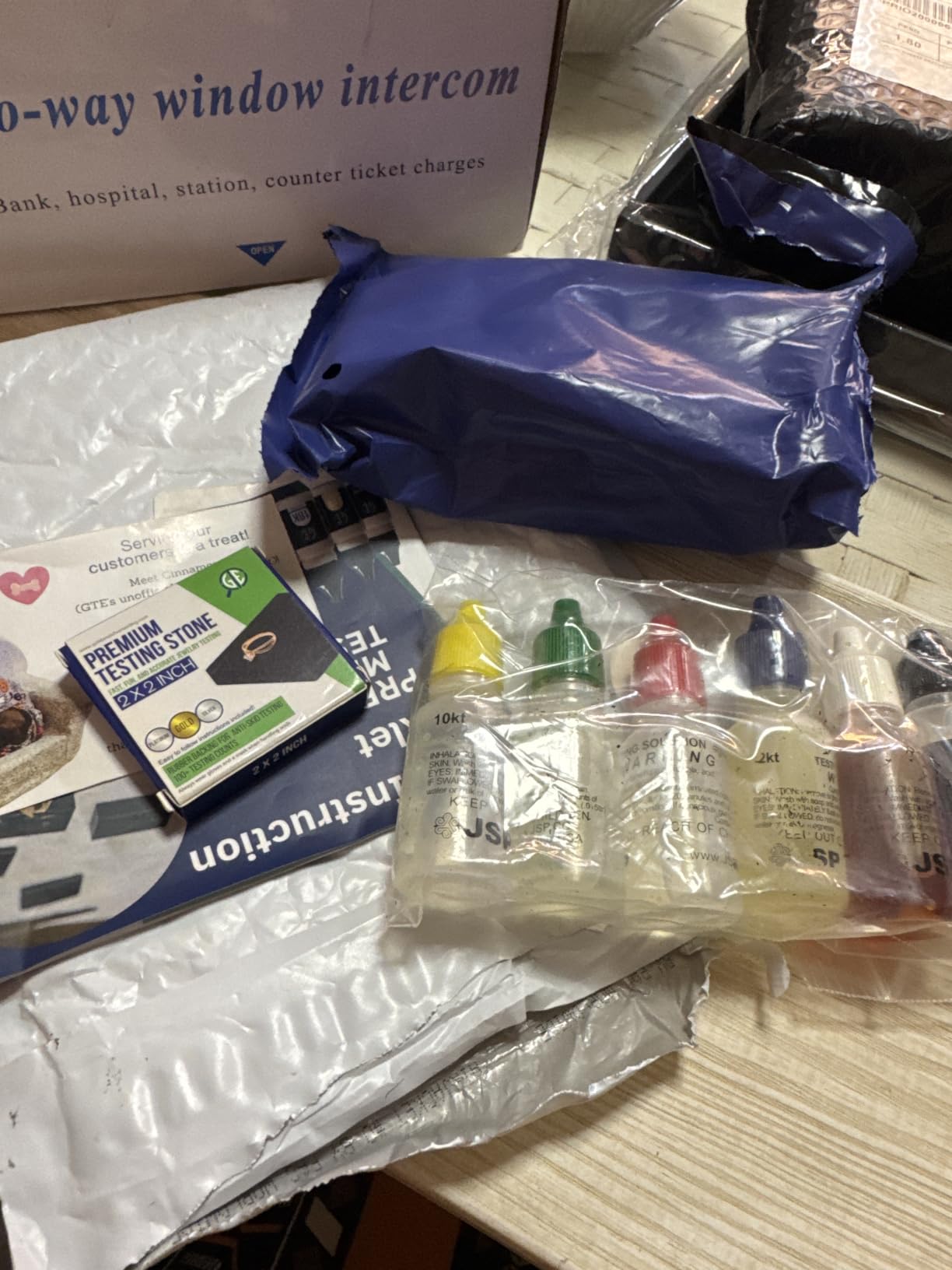 Gold Silver Jewelry Tester Appraisal Kit 10K 14K 18K 22K 24K Test Precious Metals 999 925 with Scrap Stone Testing customer photo 1