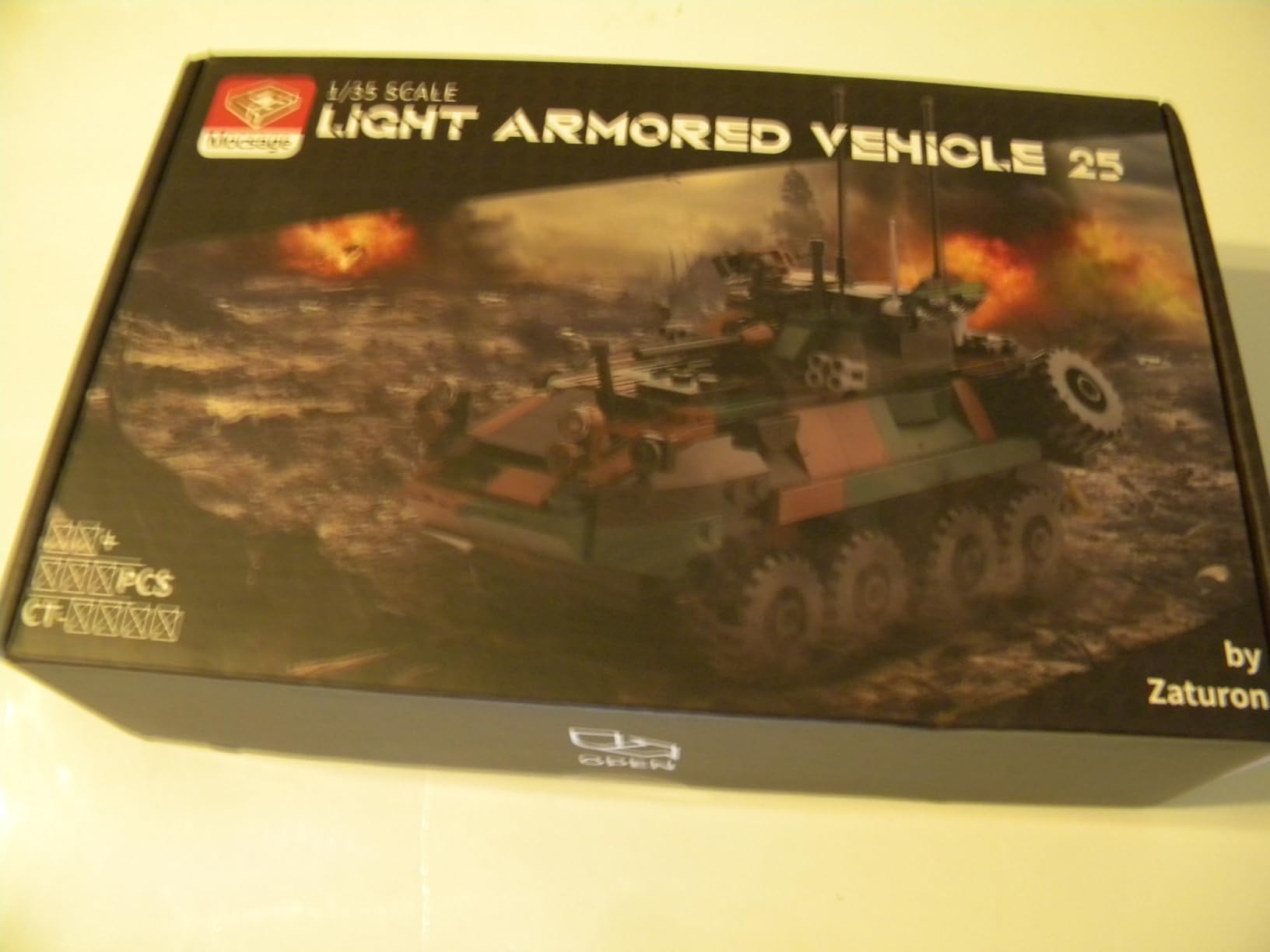 LAV-25 Infantry Fighting Vehicle Model Building Blocks Set, MOC-126469 Army Construction Model Toy for Adult, Display and Collectible Toys (476PCS) customer photo 2