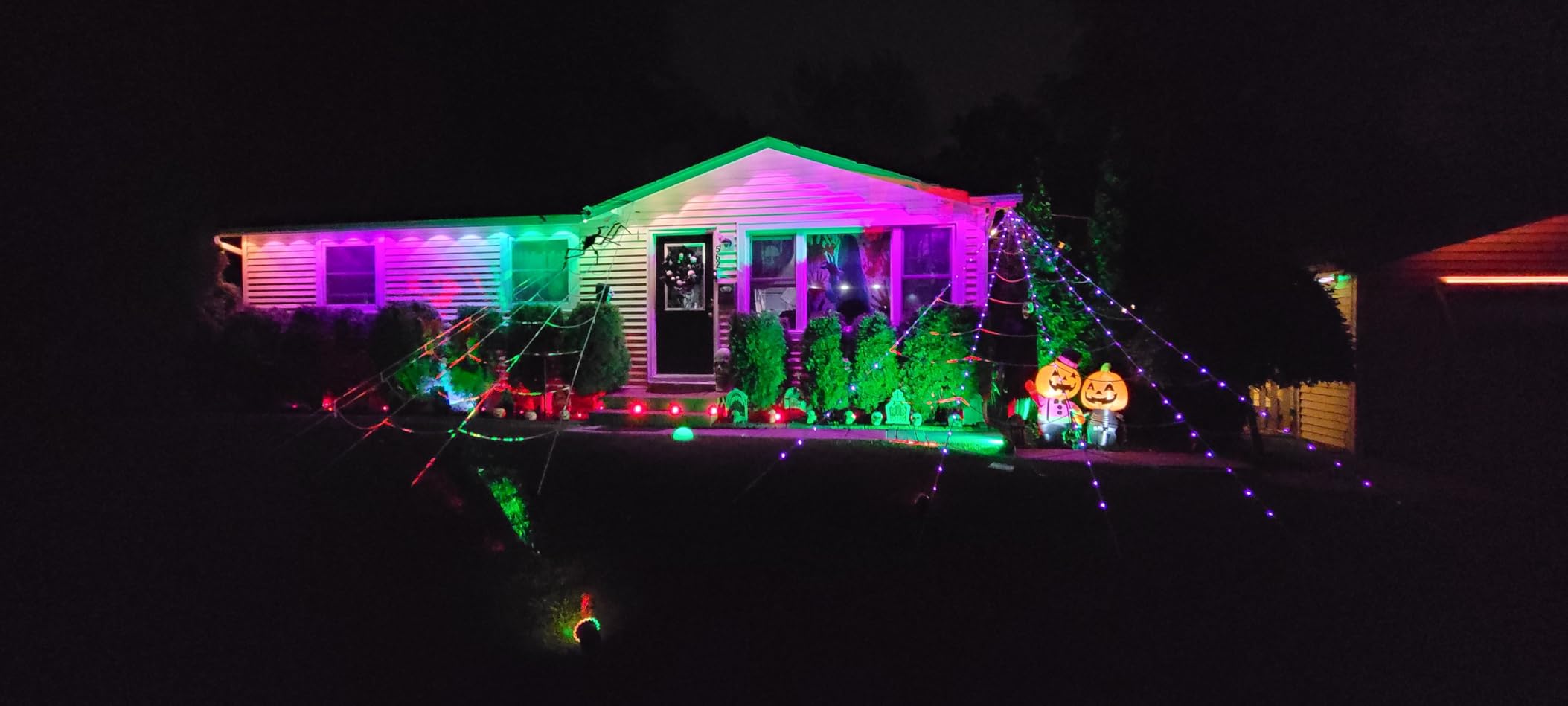 Halloween Projector Lights Outdoor - LED Rotating Skull & Ghost Projection Light, Waterproof Halloween Light Projector, Indoor/Outdoor Decor for Home, Yard, Party, Window & Wall customer photo 2