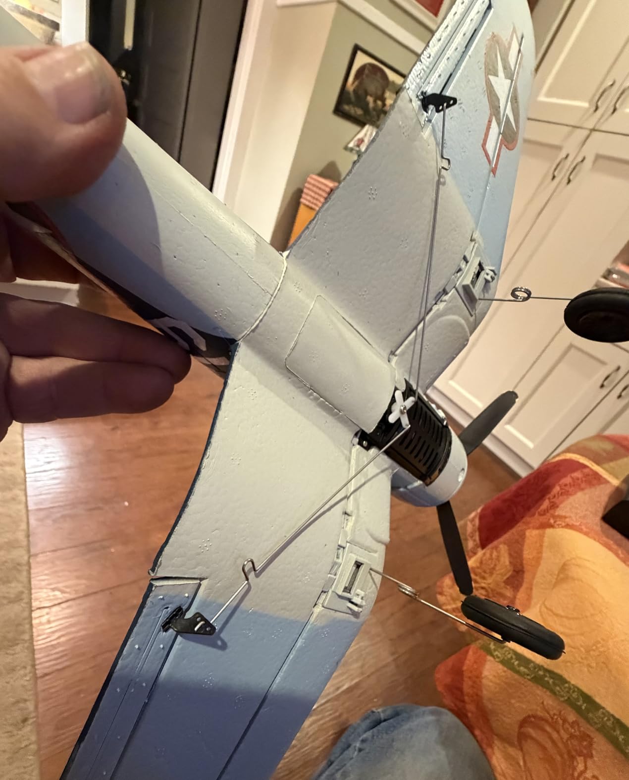 Volantexrc F4U Corsair RC Plane for Adult, Brushless Power, Wingspan 500mm | Classic Warbird Model, 4 Channel RTF RC Airplane with 6-Axis Gyro, One-Key Aerobatic, 3 Batteries Included, Ideal Park Flyer customer photo 1