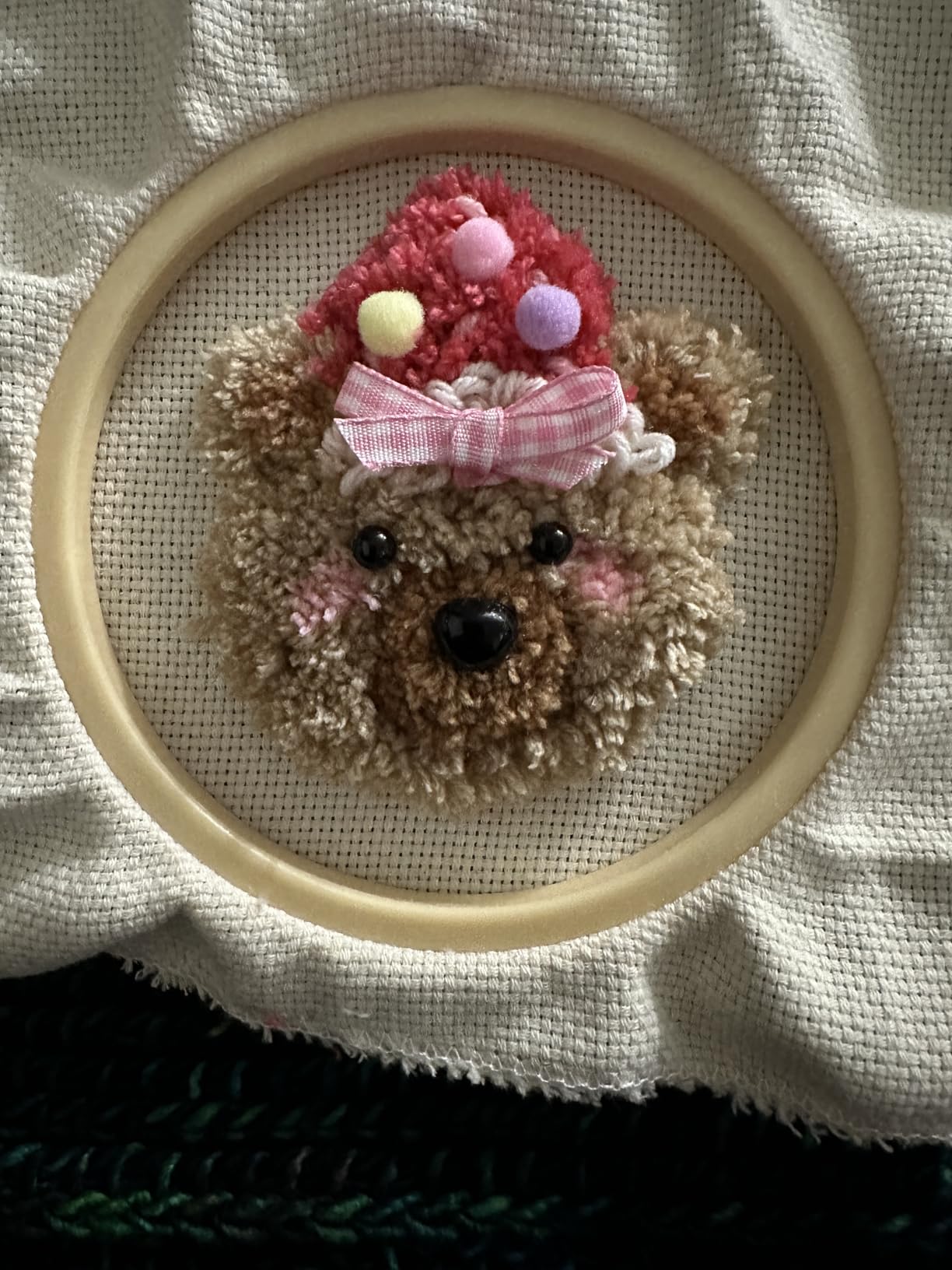 Punch Needle kit for Beginners, Embroidery kit for Beginners, Punch Needle Kits Adults Beginner, Including Printed Patterns, Needles, Easy to Follow Instructions, and Videos - Cat Family customer photo 2