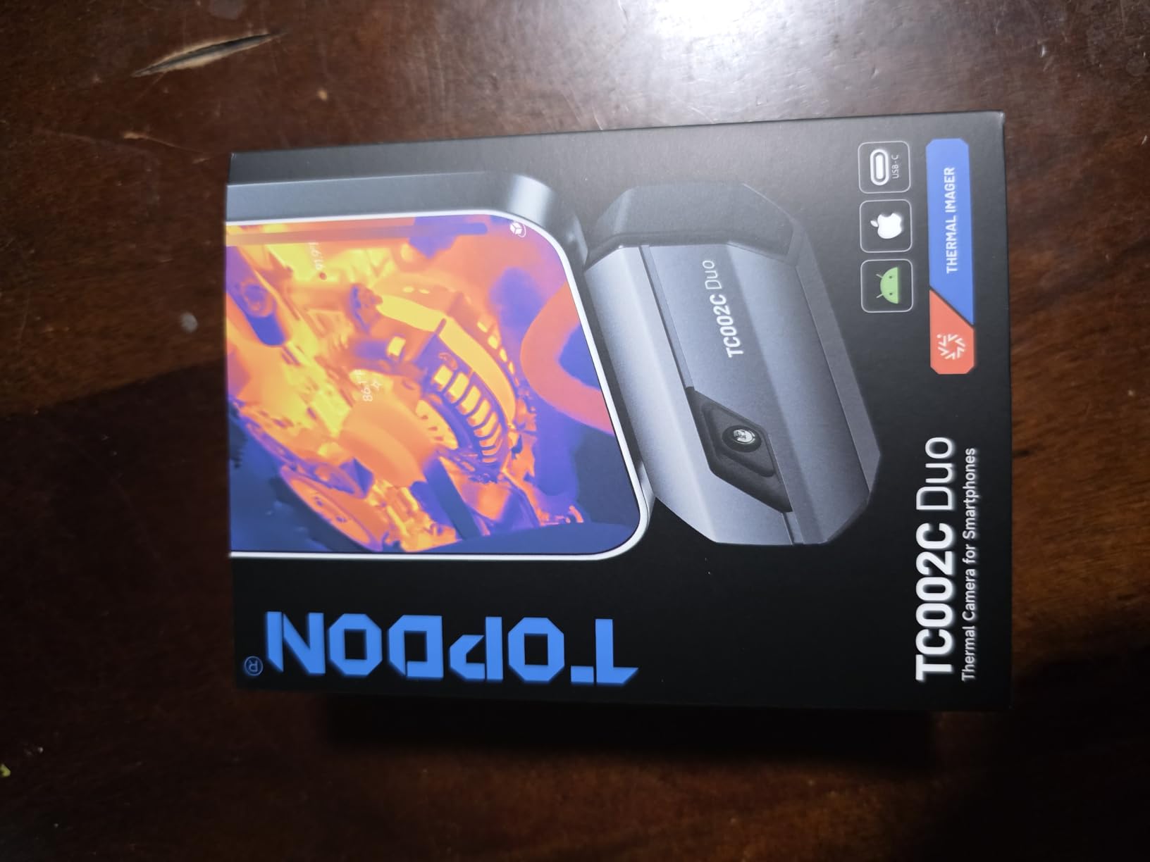 TOPDON TC002C Duo Thermal Imaging Camera for Any USB-C iPhone iPad Android | 512 x 384 Super Resolution, 256 x 192 IR Resolution Imager, 40mK NETD, -4F~1022F Temp Range, 25Hz Refresh Rate customer photo 2