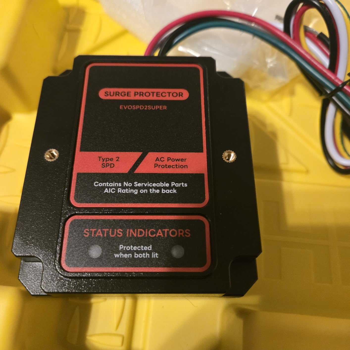 EVOSPD2SUPER Whole House Surge Protector for 108,000 Amps/Phase.2820 Joules (Total).Thermally Protected Metal Oxide Varistors,120/240V customer photo 1