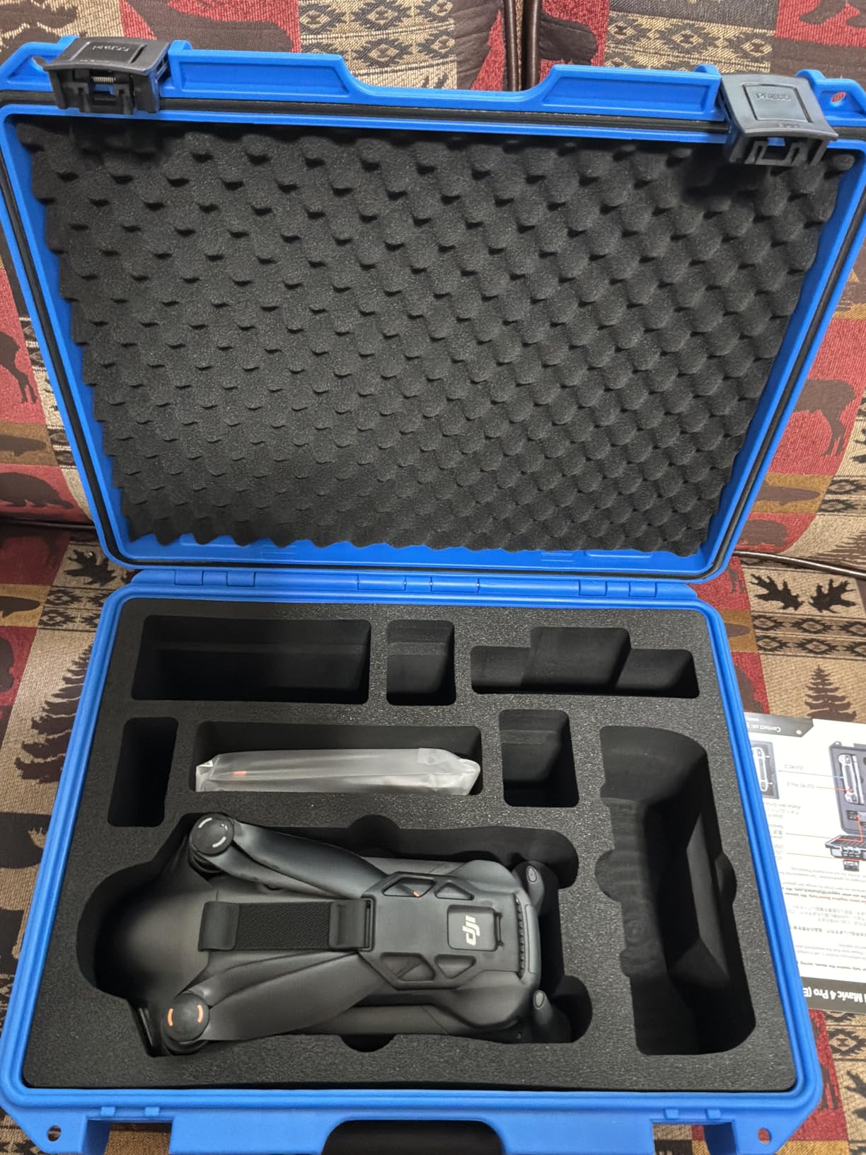 Lykus Titan M400 Hard Case for DJI Mavic 4 Pro and DJI RC Pro 2/RC2 | CASE ONLY, Fits Fly More Combo, Supports RC Lanyard, Up to 6 Batteries, IP67 Waterproof, Shockproof, CNC Cut Premium Foam customer photo 1