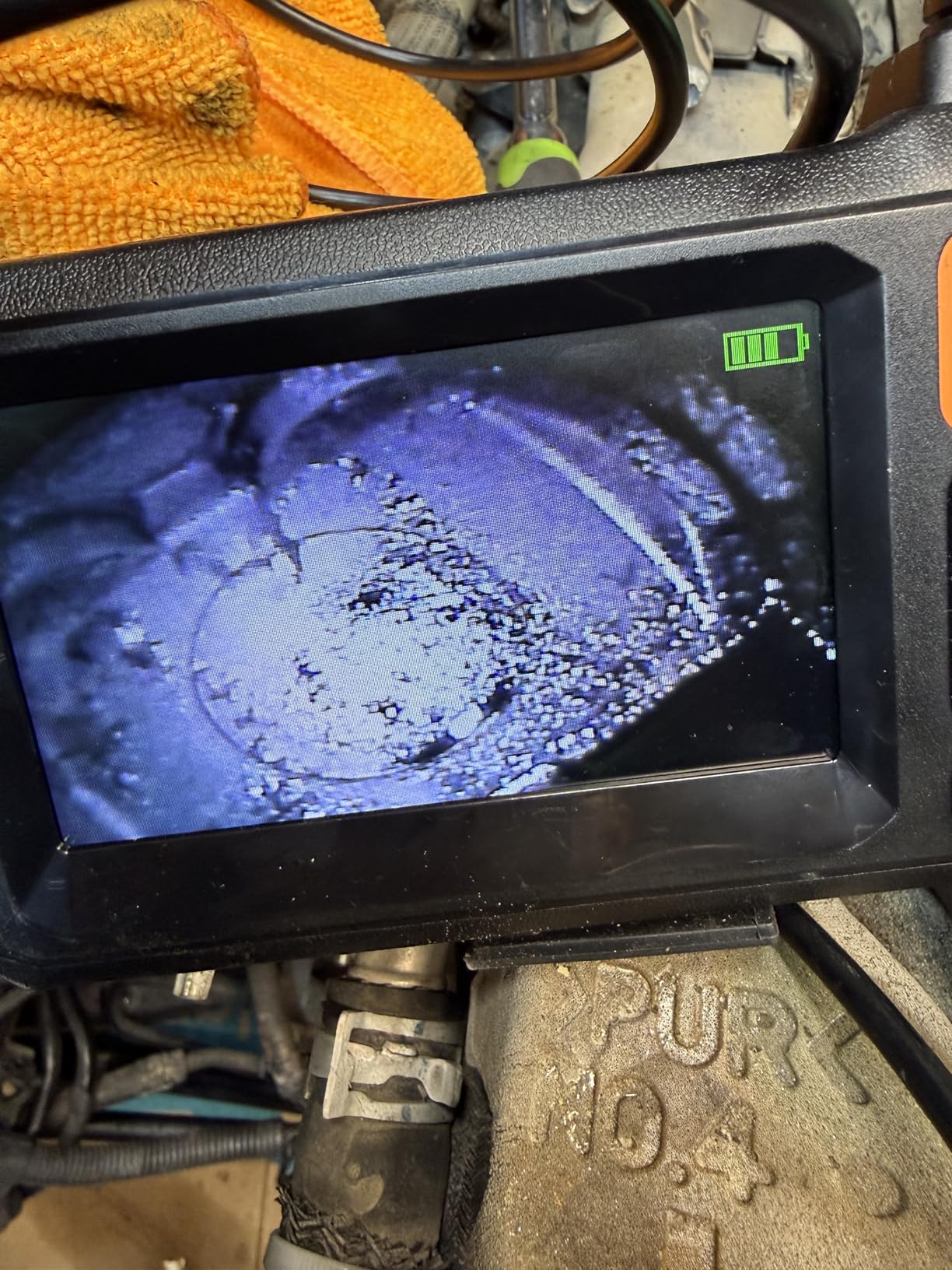 Endoscope Camera with Light, Inspection Borescope Camera with 4.3