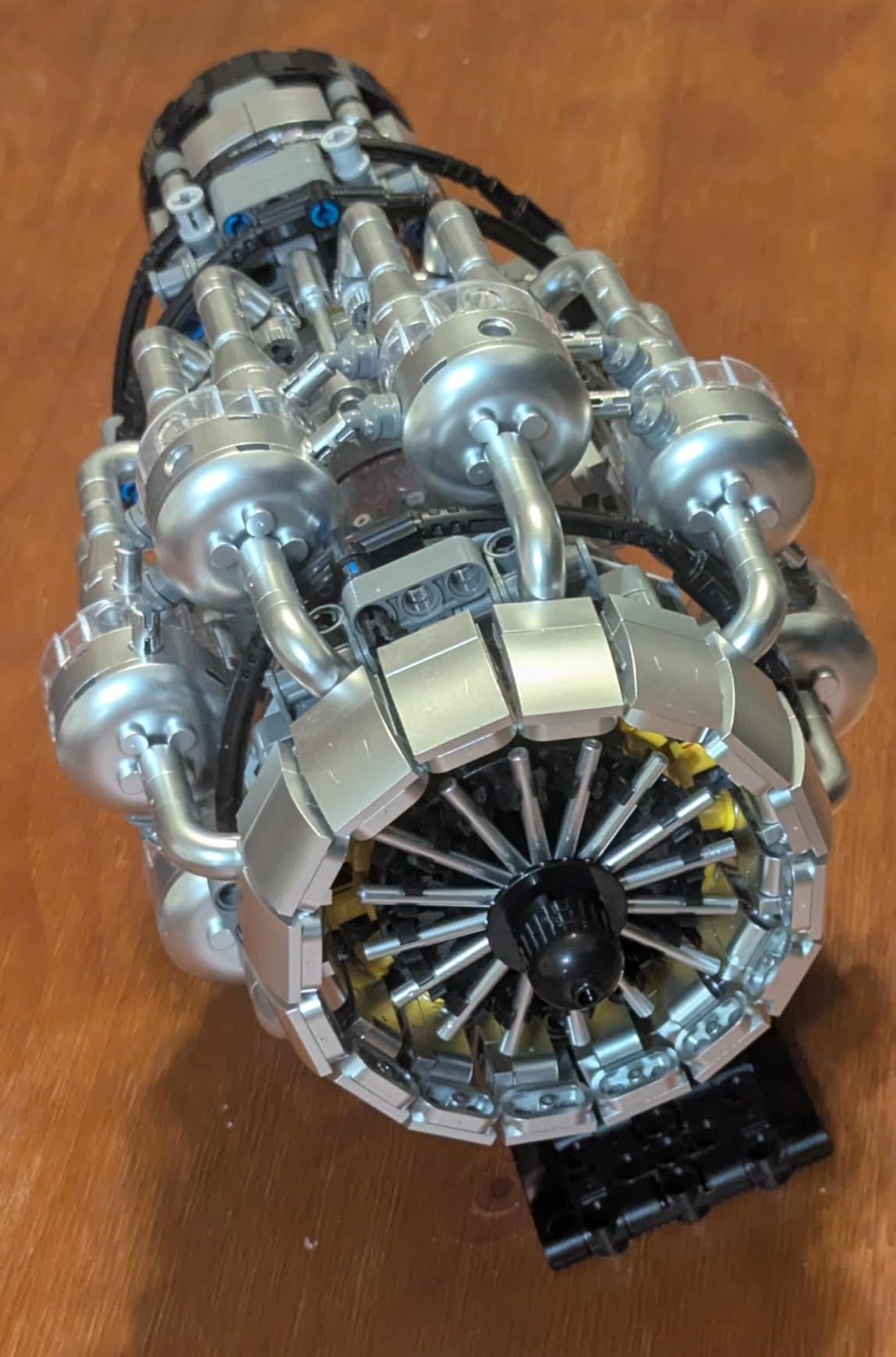 10216 Turbojet Engine Building Sets, Mechanical Aviation Aircraft Engine Model Kit That Runs, Build Your Own STEM Model Engine, Gift for Age 14+/Adult Collections Enthusiasts (1214+ PCS) customer photo 1