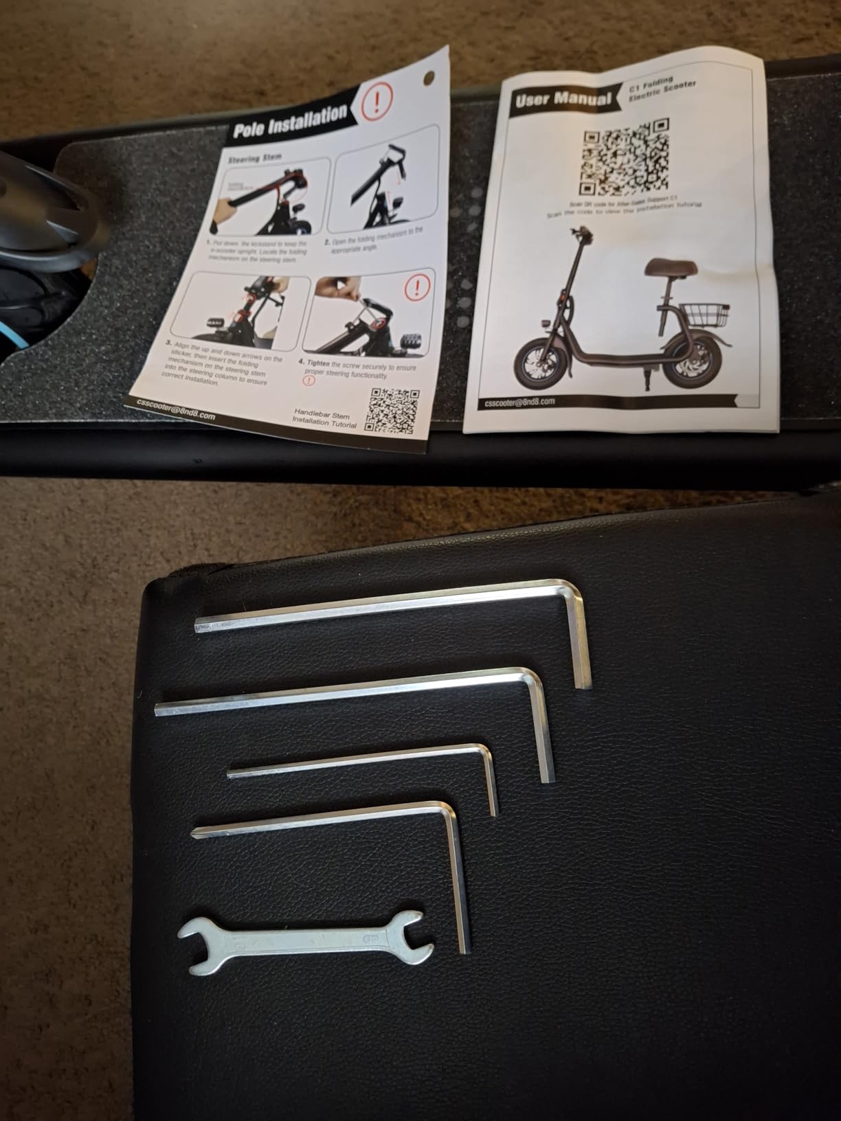 Gyroor Electric Scooter with Seat for Adults C1 450W Motor 20 Miles | 450W Silent Motor, 20 Miles Range, UL2272 Certified Safety, Folding Design with Comfort Seat, Includes Lock & Phone Holder customer photo 2
