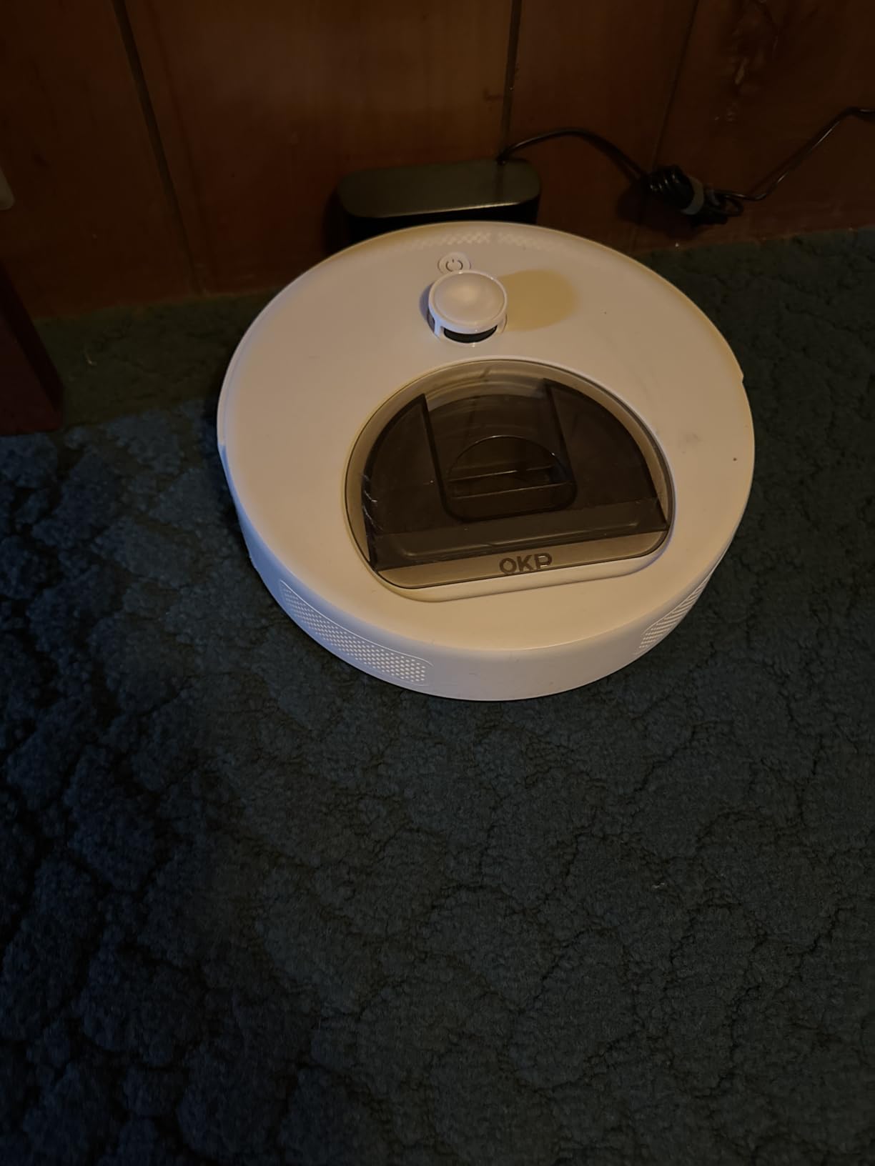 OKP Lidar Robot Vacuum and Mop Combo, 6000Pa Automatic Robotic Vacuum, Smart Mapping, 3.7 inch Thin, 150 Min Max, 5G WiFi/App/Alexa Control, Ideal for Pet Hair, Hardfloors, Carpets, Home(L6 Aqua) customer photo 2