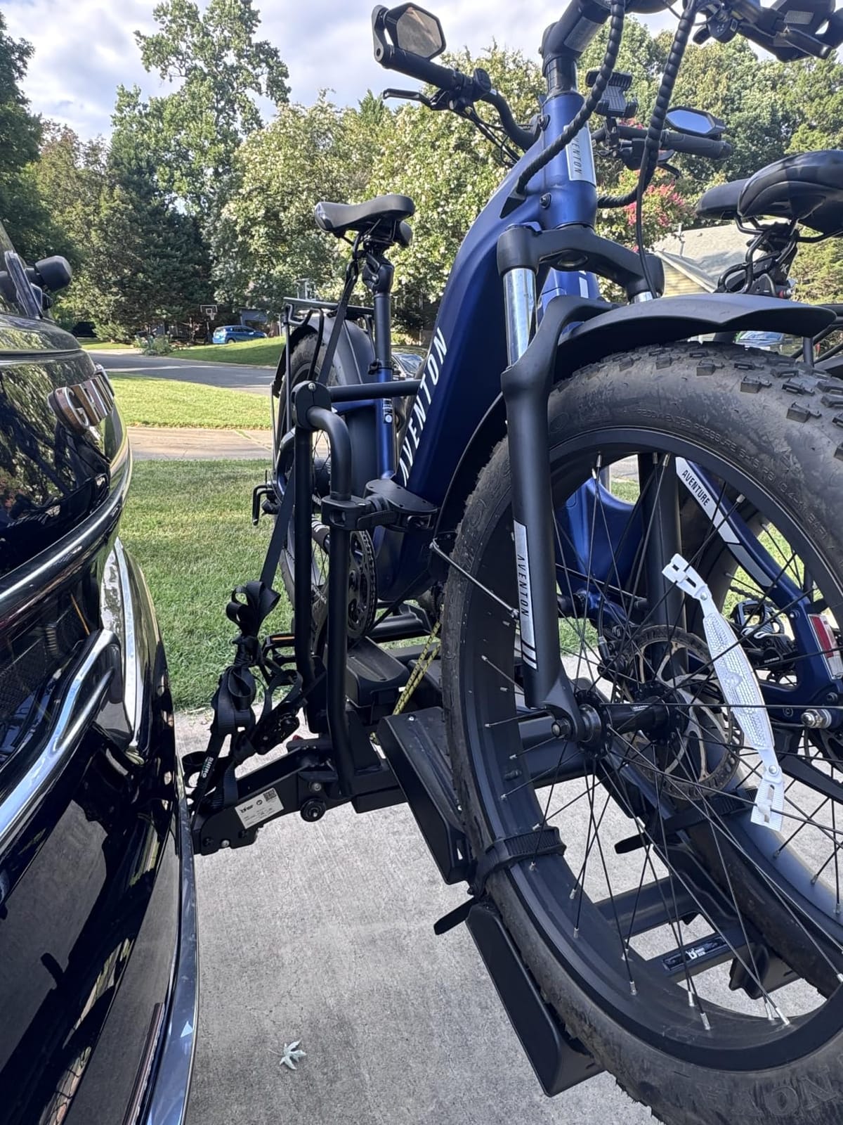 Ebike Rack with Ramp for 2 E-Bikes 200 lbs Capacity Fits 5