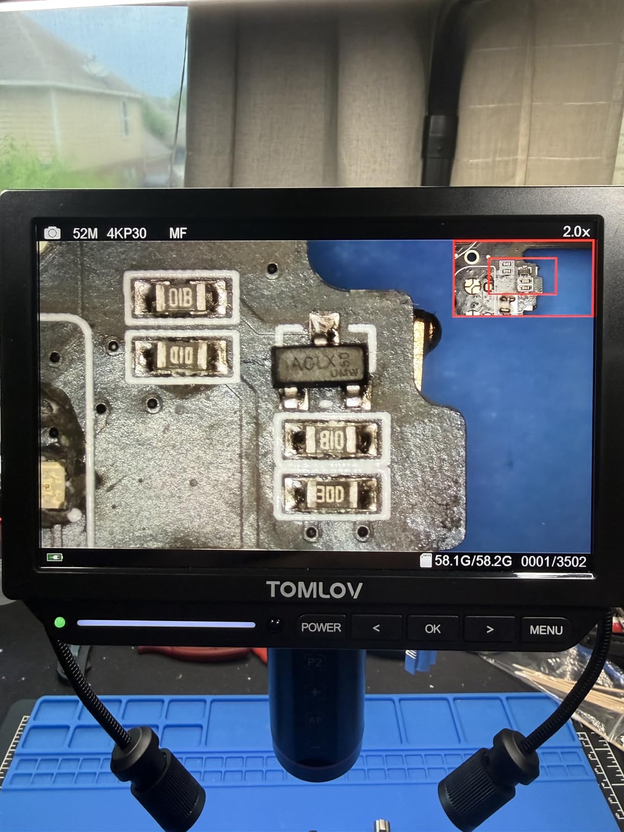 TOMLOV Autofocus 4K Digital Microscope, 8
