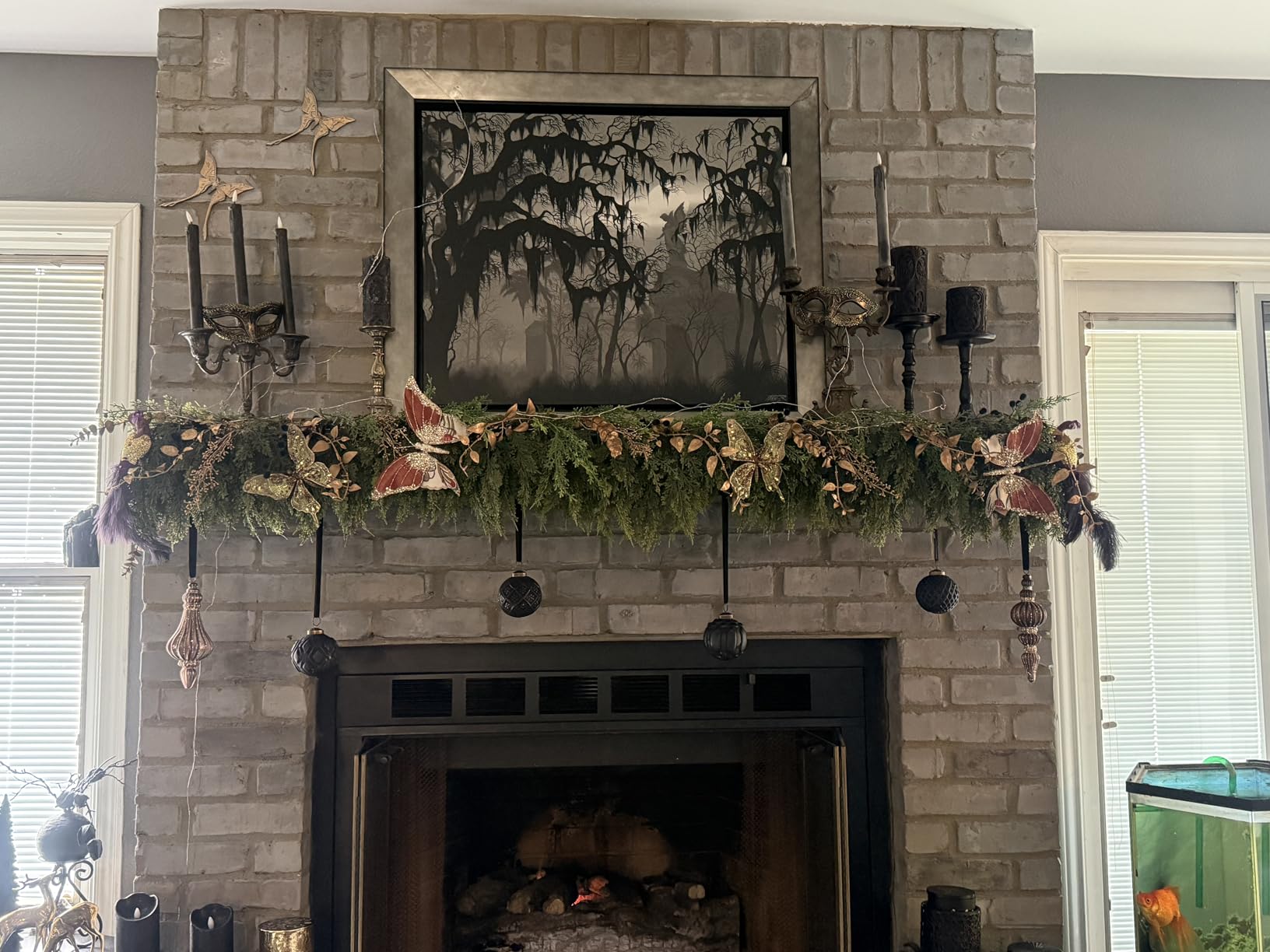 9 FT Christmas Cedar Garland, Real Touch Greenery | Soft & Thickness Pine Garland for Mantle Table Fireplace Outdoor Indoor Christmas Decorations customer photo 1