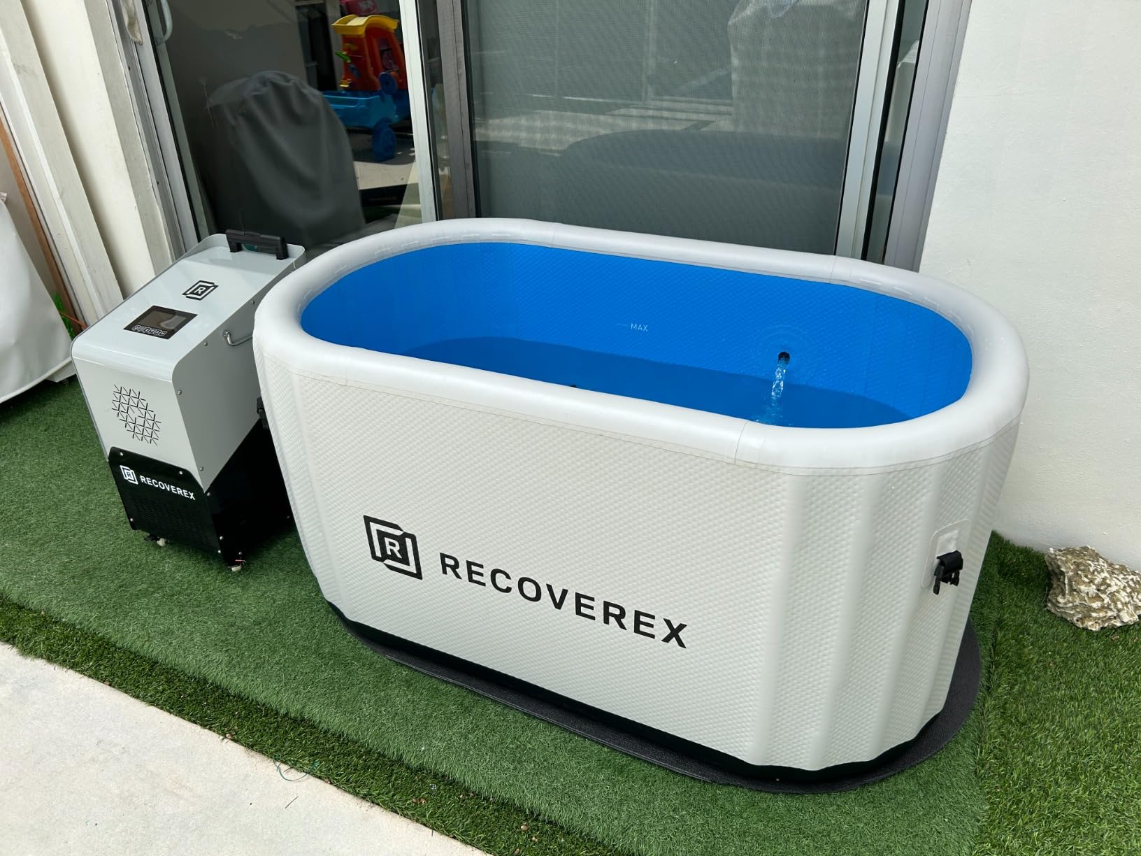 Cold Plunge Tub, 88 Gallon, 0.8 Horsepower - Heavy-Duty Ice Bath Tub for Athletes, Portable Cold Plunge Chiller with Water Treatment Kit, Immersion Therapy, WiFi Control, Backpack & Wheels customer photo 2