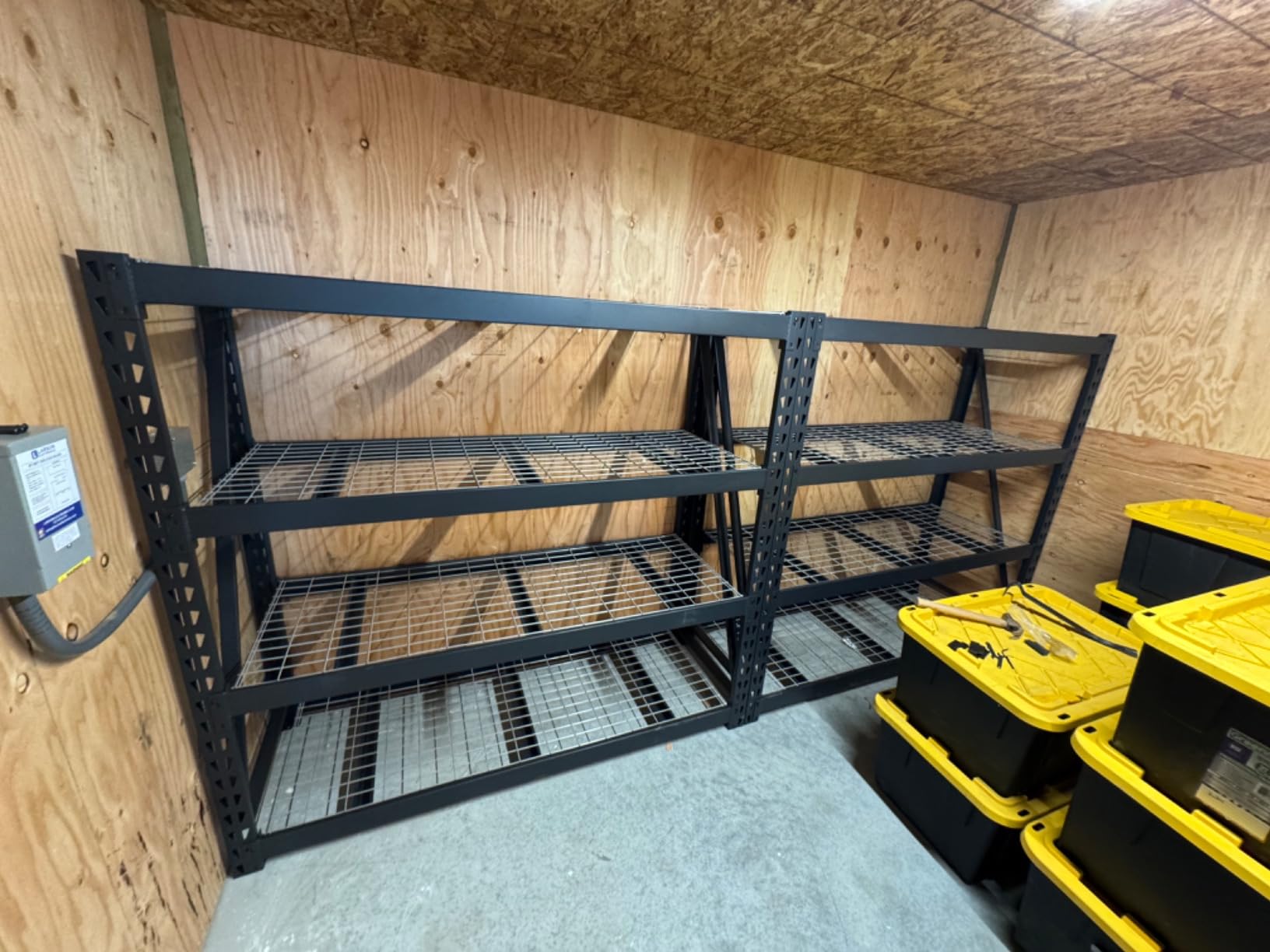 WORKPRO 77-Inch Garage Utility Shelving, 6400 lb Heavy-Duty Rack | 77