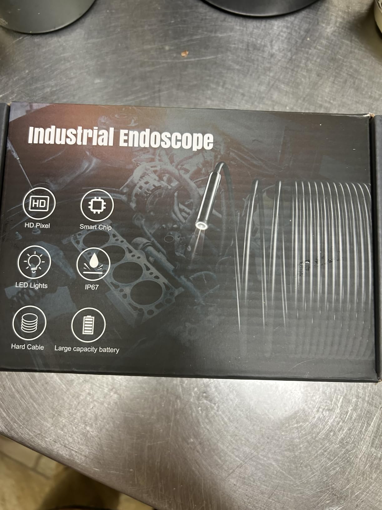 Endoscope Camera with Light, Dual Lens 4.3'' Inspection Camera, 1080P HD Borescope, IP67 Waterproof Snake Camera for Inspecting Walls, Vents, Automotive Engines, Pipes, 16.4FT customer photo 2