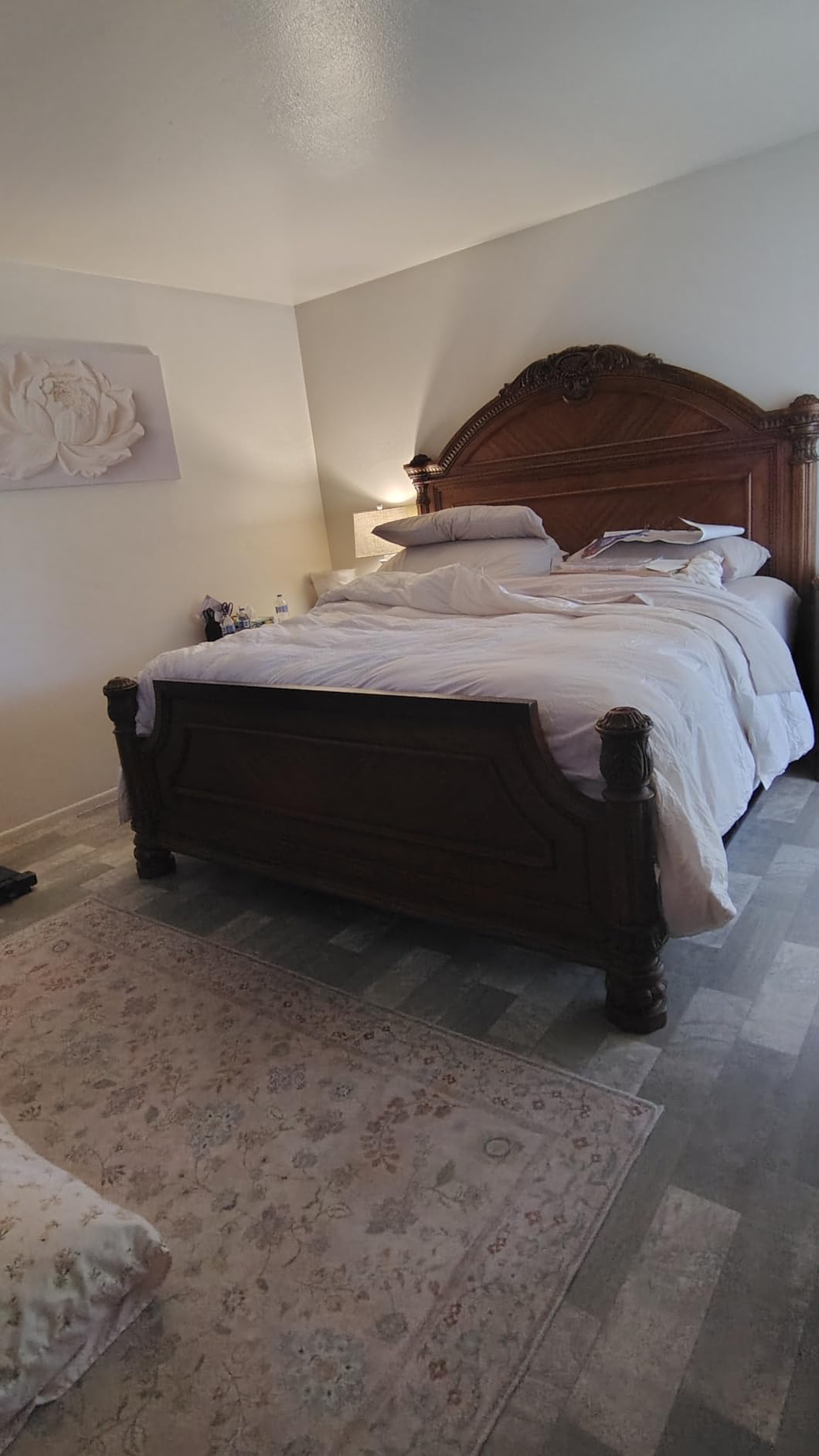 Goose Feather Down Comforter Full Size, All Season Duvet Insert | 100% Organic Cotton Shell, Medium Warmth Hotel Luxury Bedding Comforter, 82 x 86 Inches, White customer photo 1