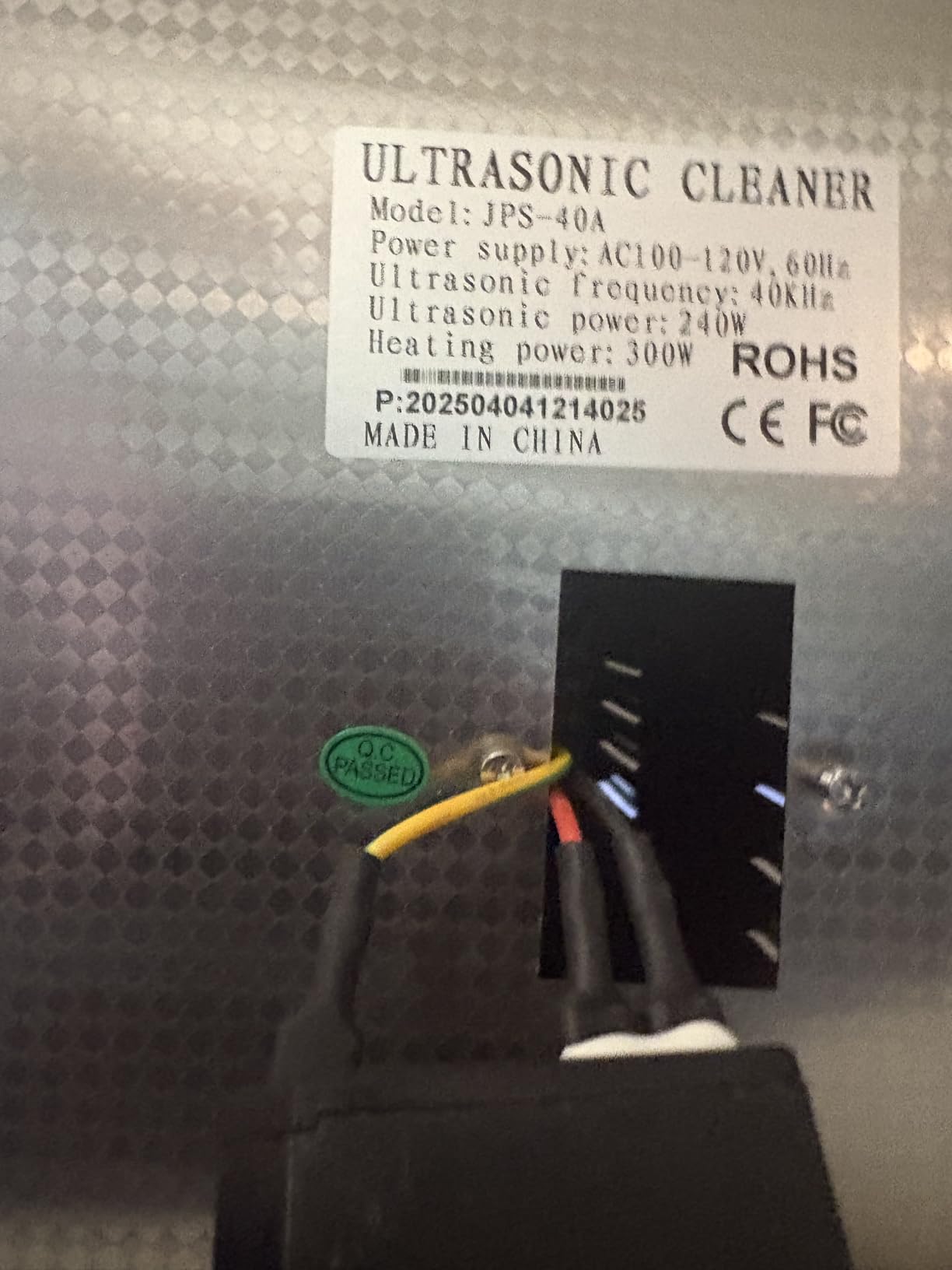 10L High-Power Ultrasonic Parts Washer 240W | 40kHz Heated Industrial Cleaner with Cycle Memory | for CNC Tools, Aerospace Components, Dental Sterilization, Jewelry Workshop customer photo 1