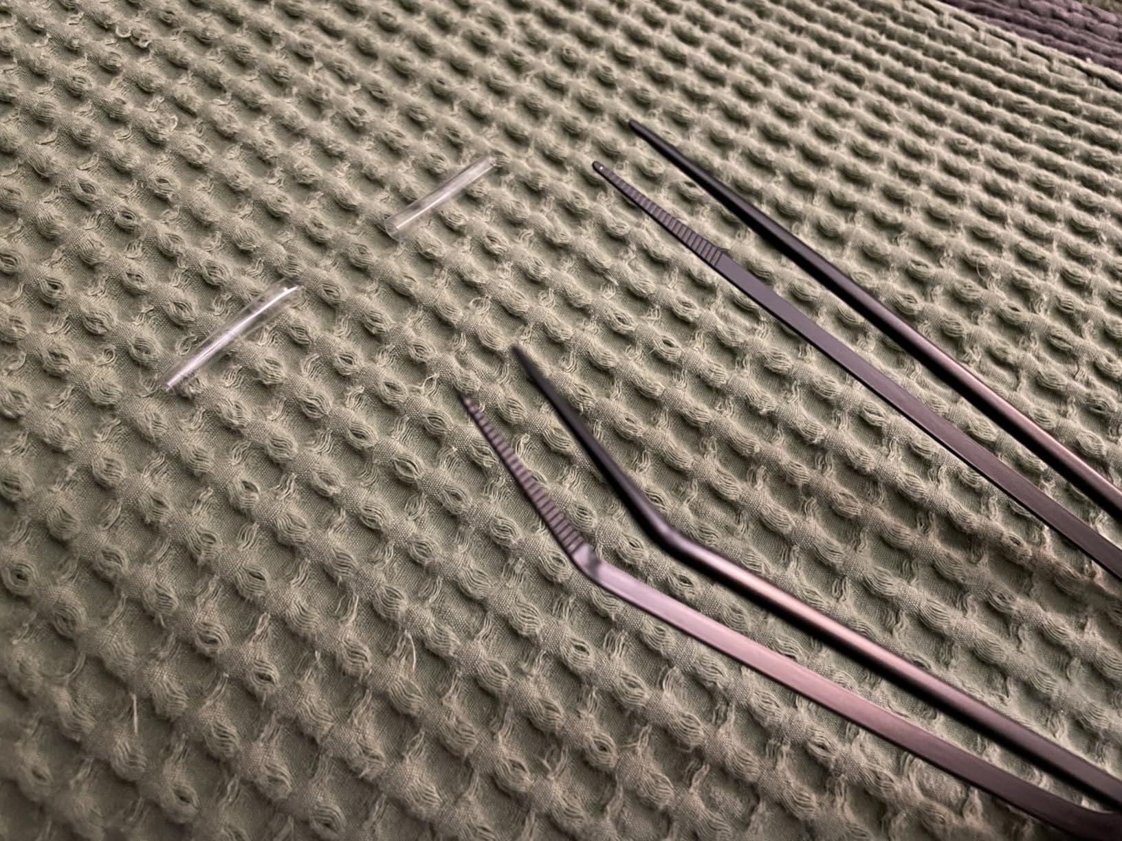 Long Tweezers for Aquascaping, 2 Pack 25cm / 9.8in Fine Tip 1mm - Tools for Aquarium Plants, Terrariums, Fish Tank & Reptile Feeding customer photo 2