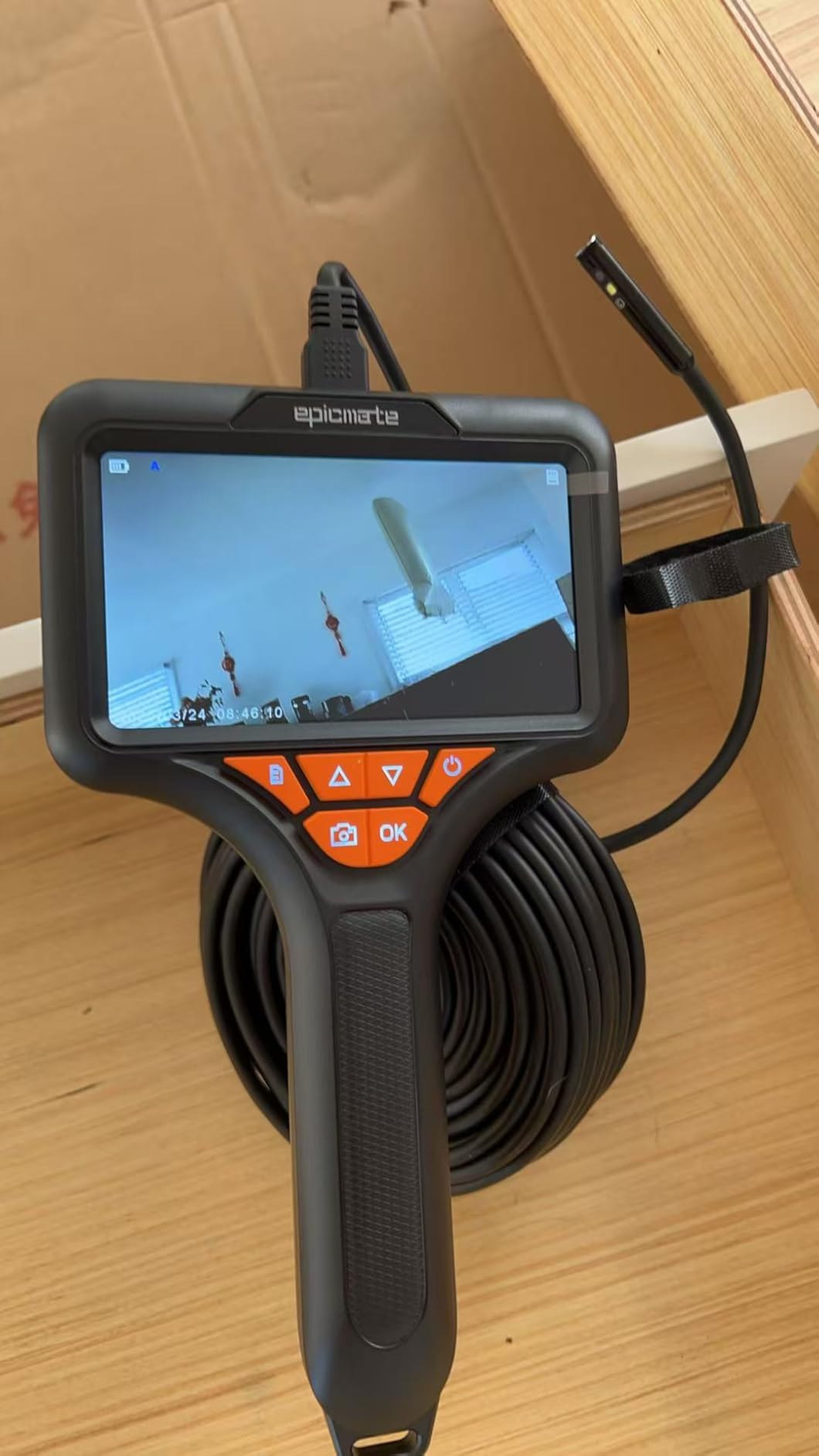 Triple Lens Endoscope Camera with Light- 5