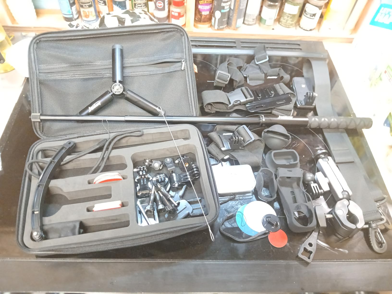 Accessory for Insta360 X5 Bundle Include: Magnetic Mount Carrying Case Silicone Case Bike Motorbike Mounts and Adhesive Pads for Insta 360 X5 Camera 62I customer photo 2