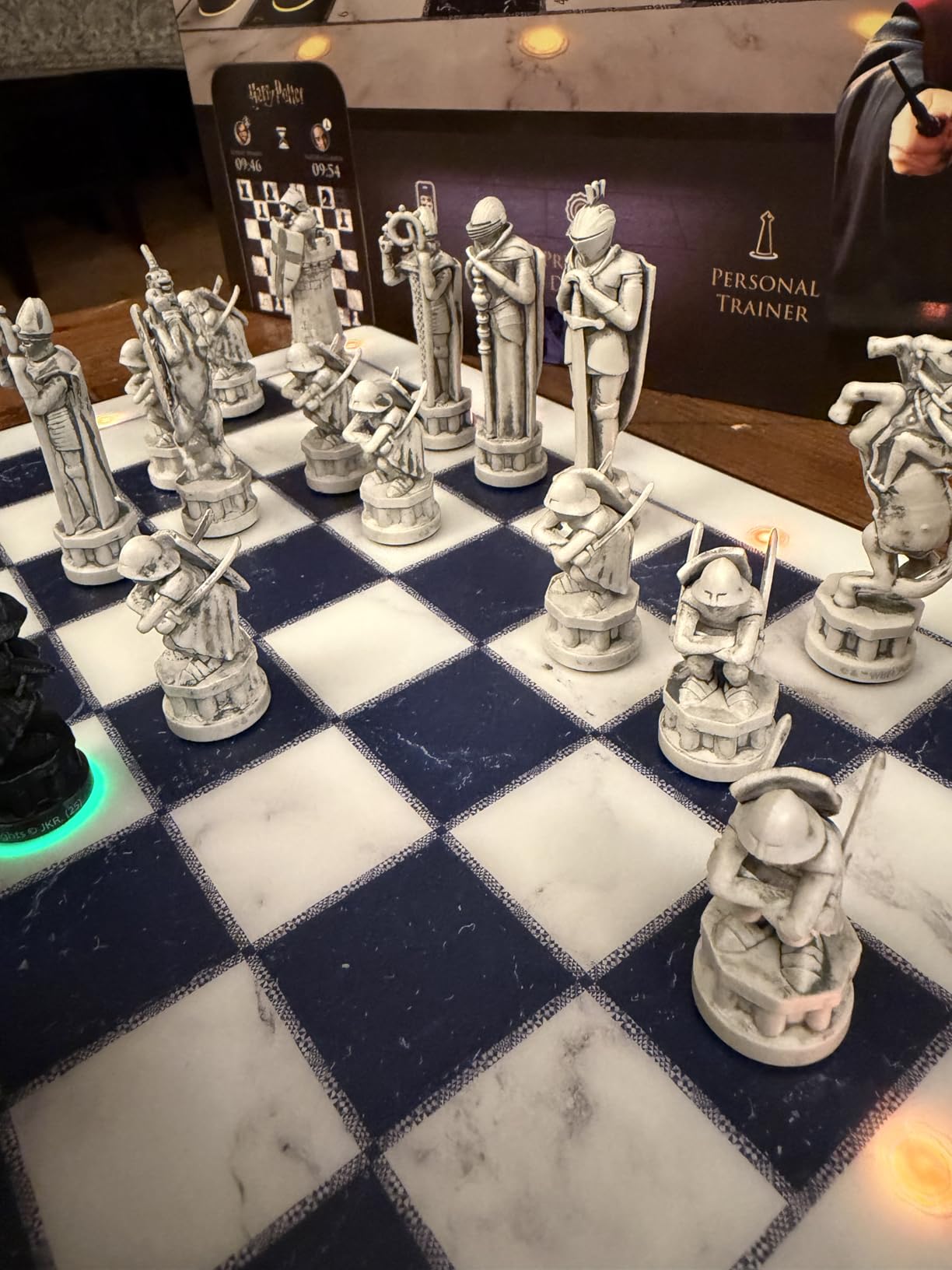 Harry Potter Electronic Chess Board Game. GoChess Mini Wizard. Light-Up Chess Set for All Skill Levels. Online Play App for Harry Potter Fans Smart Board Games Lovers customer photo 2