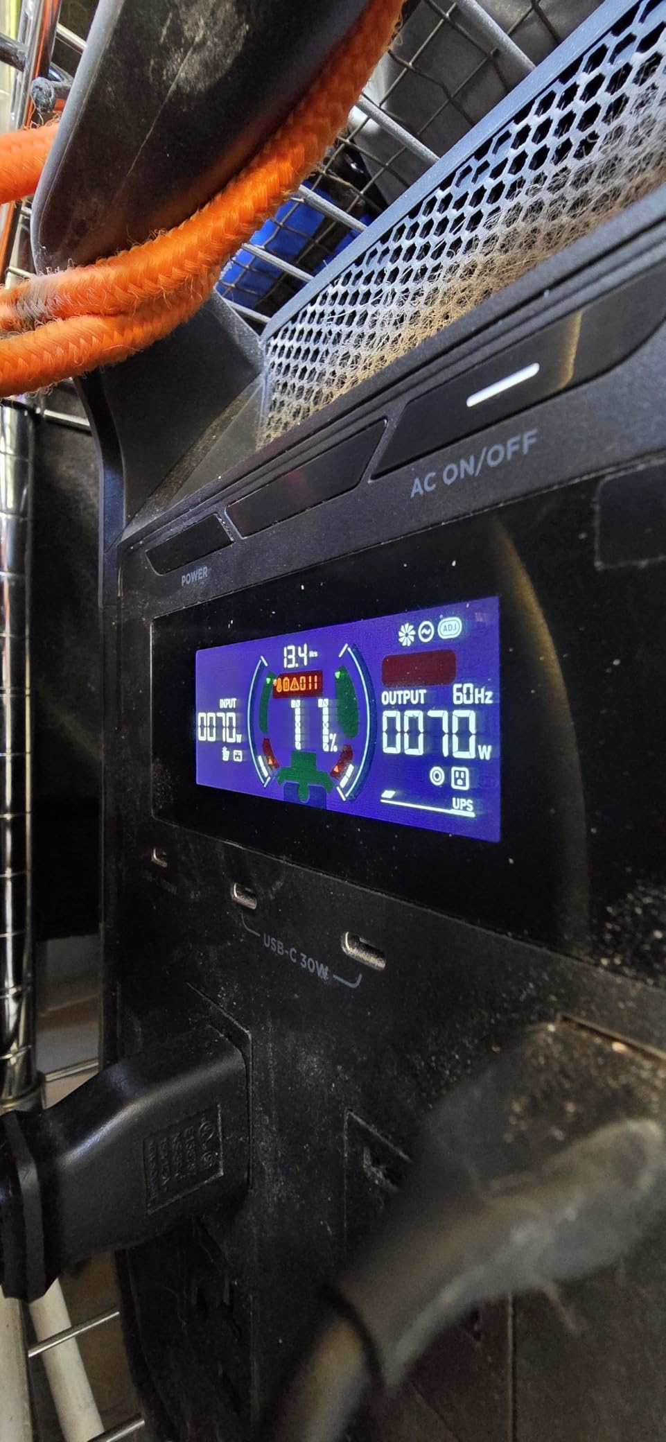 EF ECOFLOW DELTA 3 Max Portable Power Station, 2048Wh LFP Battery, 2400W | 3400W X-Boost Output, Ultra-Fast 0-80% Charging in 1.13 Hr, Home Backup & RV Camping, Solar Generator (Solar Panel Optional) customer photo 1